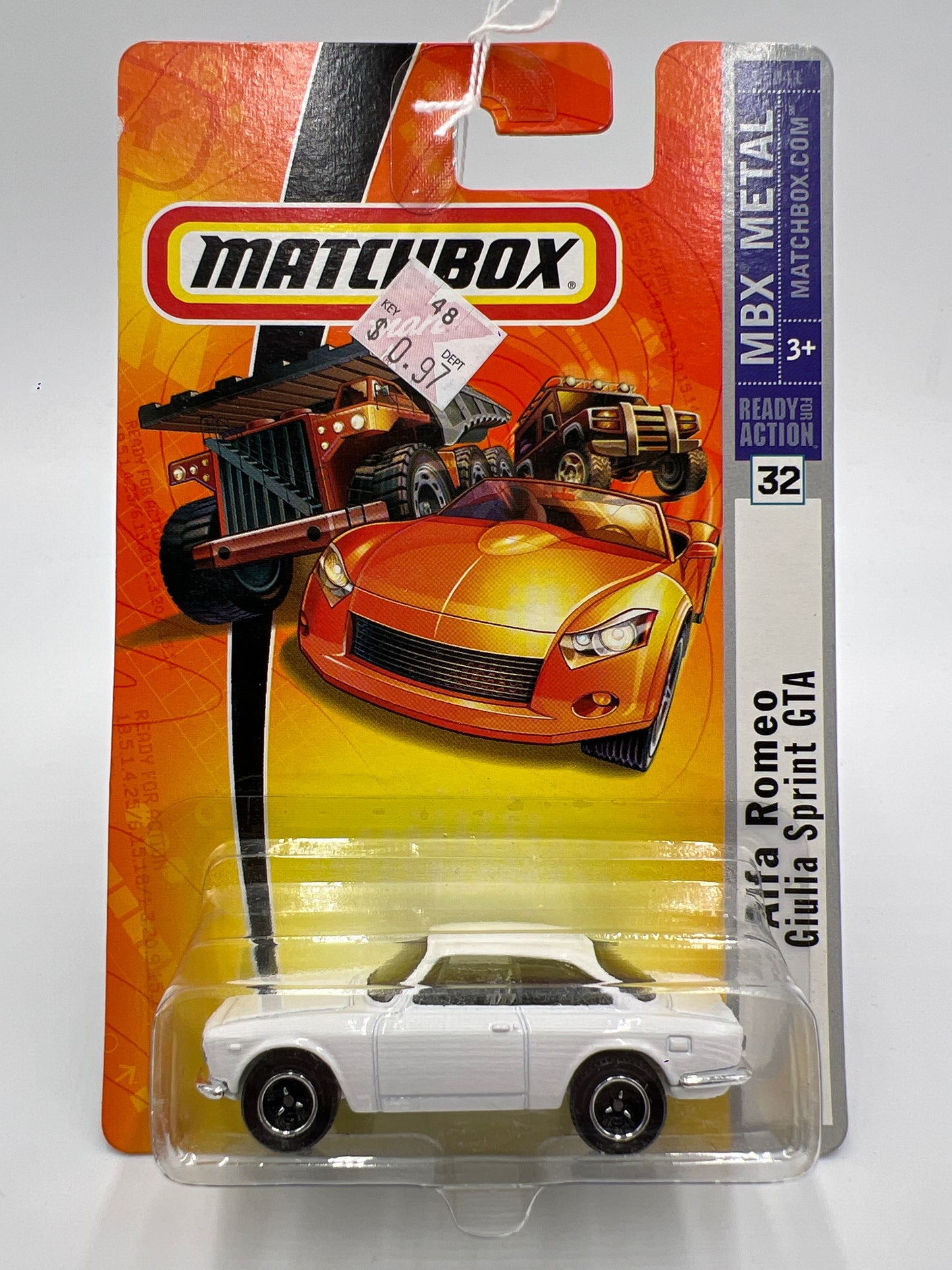 Matchbox MBX Metal #32 Alfa Romeo Giulia Sprint GTA White