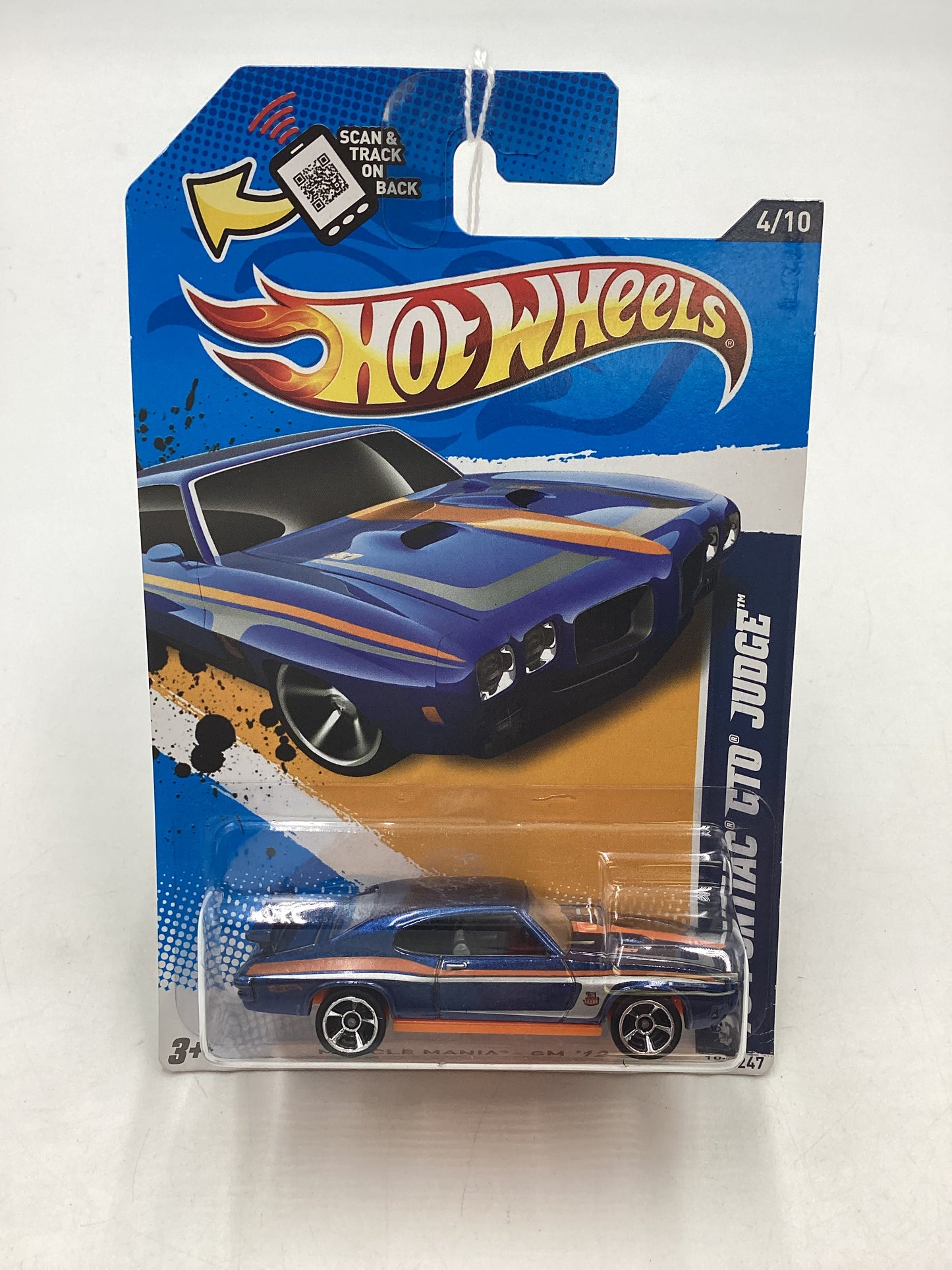 2012 Hot Wheels #104 70 Pontiac GTO Judge 54i