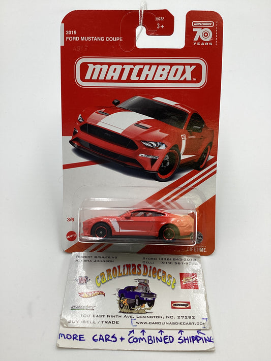 2023 Matchbox 70 years Target Exclusive #3 2019 Ford Mustang Coupe Red