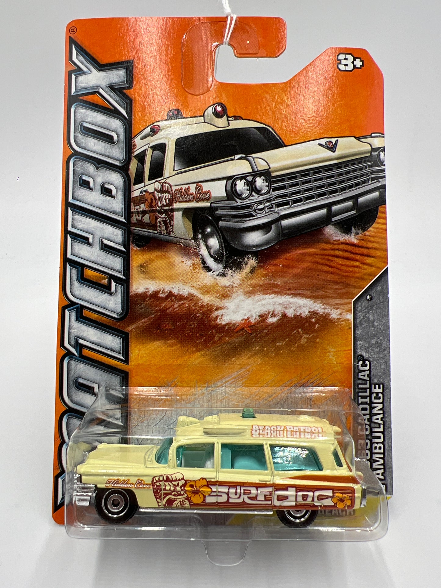 Matchbox Beach #11 1963 Cadillac Ambulance 211J