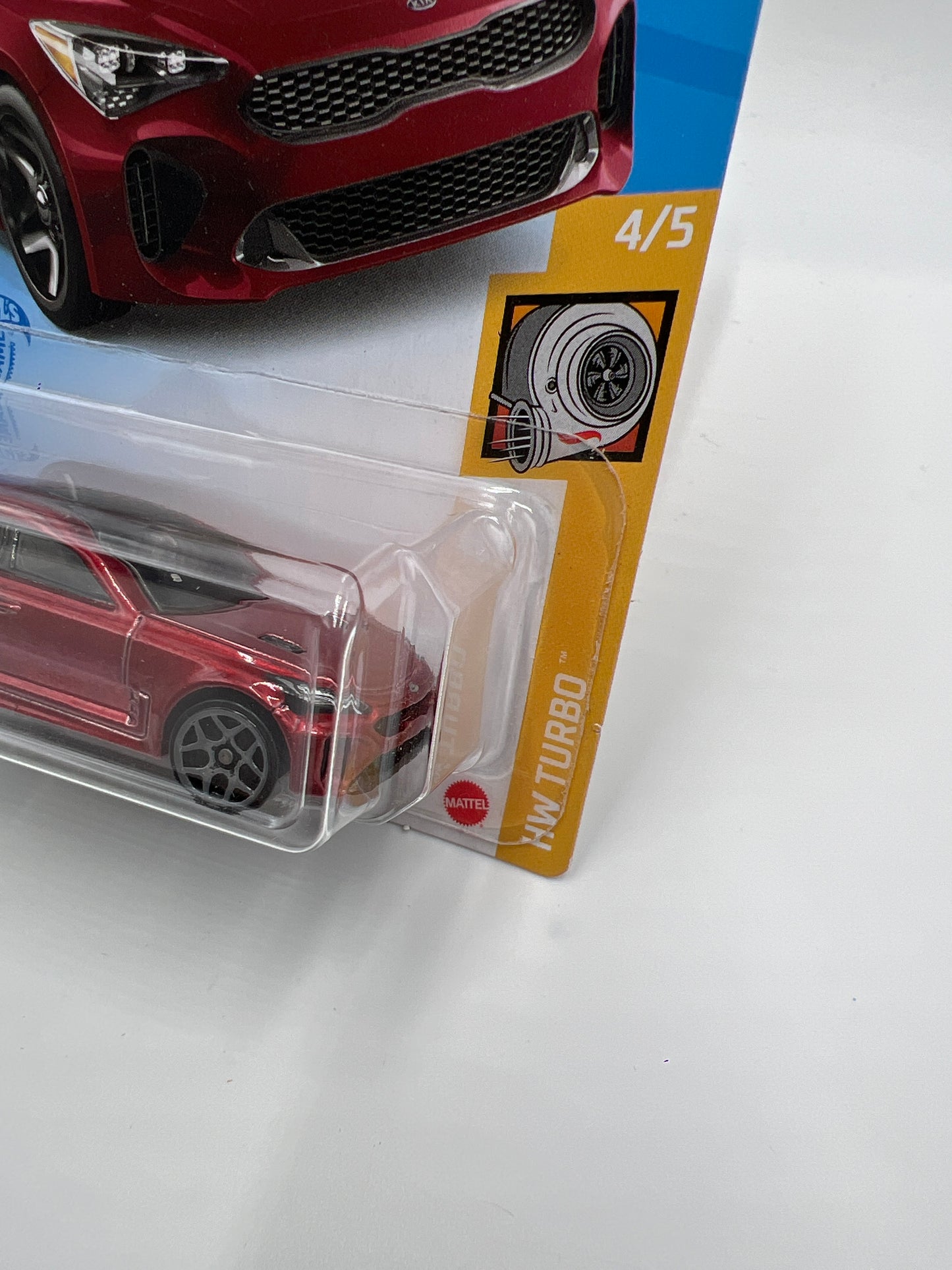 2021 Hot Wheels Turbo #118 2019 Kia Stinger GT Red