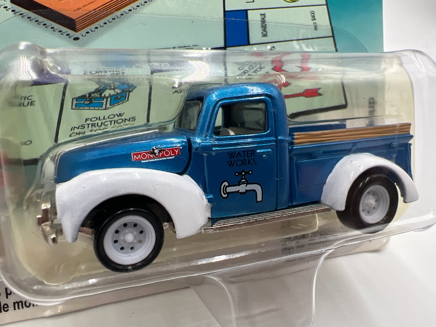 Johnny Lightning Monopoly 70th Anniversary 1940 Ford Pickup Blue 188F
