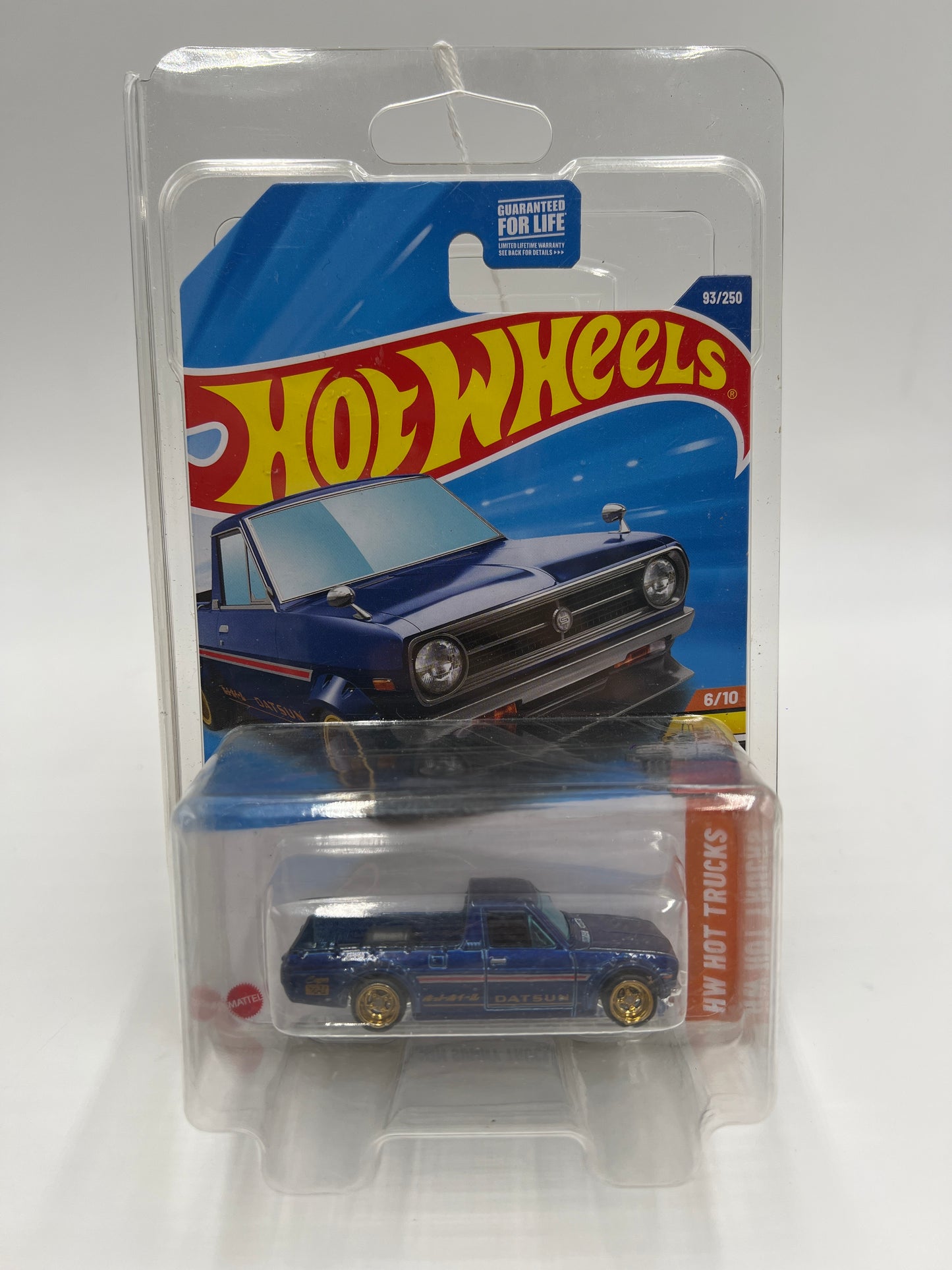 2025 Hot Wheels D Case Super Treasure Hunt #93 1975 Datsun Sunny Truck B120 Blue W/Protector