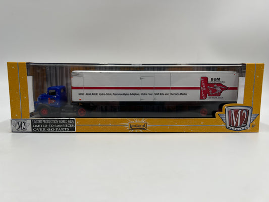 M2 Machines Auto Haulers Premium Edition 1957 Dodge COE & B&M Trailer R11