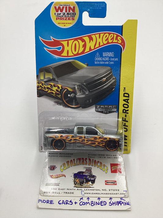 2014 Hot Wheels Zamac 004 #132 Chevy Silverado with protector