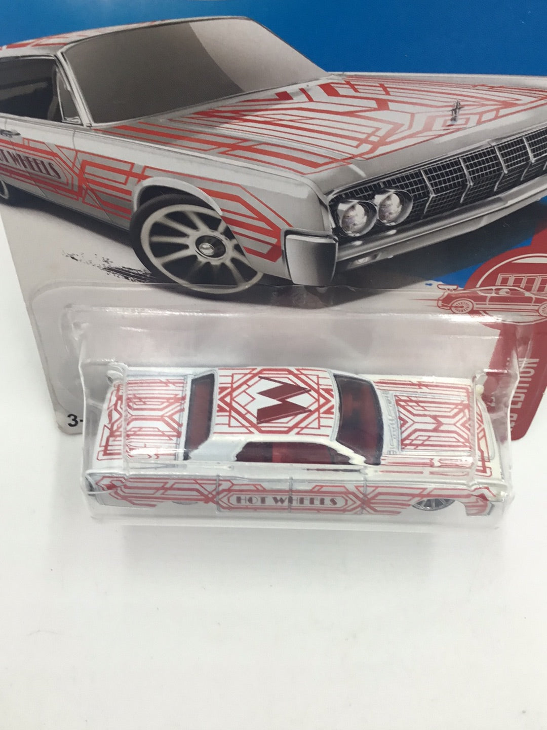 2017 hot wheels red edition 1964 Lincoln Continental #5 EE1