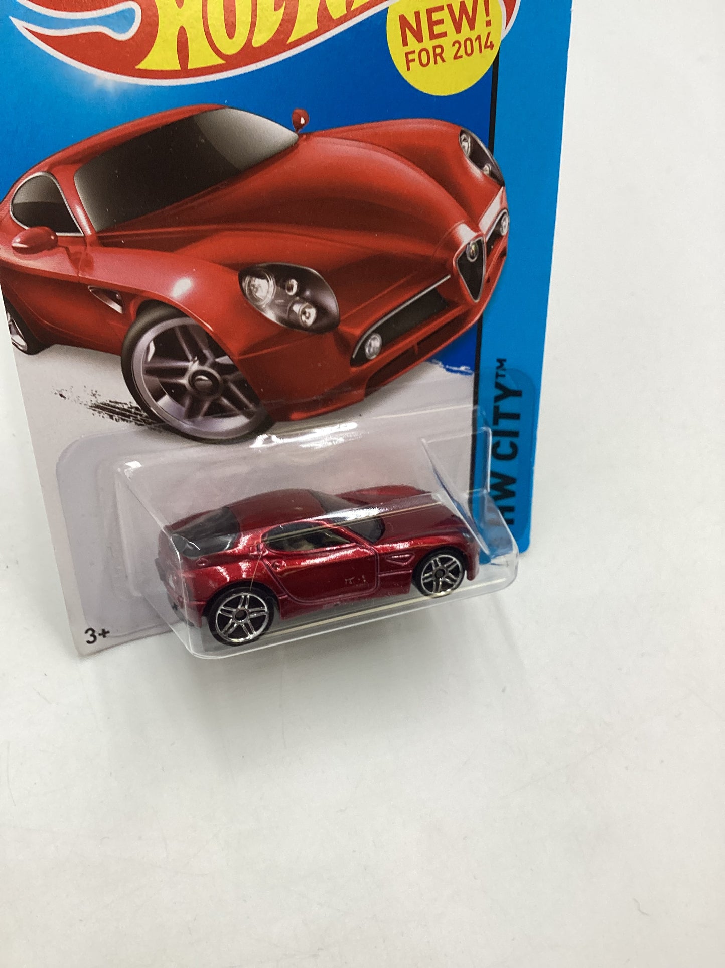 2014 Hot Wheels #29 Alfa Romeo 8C Competizione Red 67E