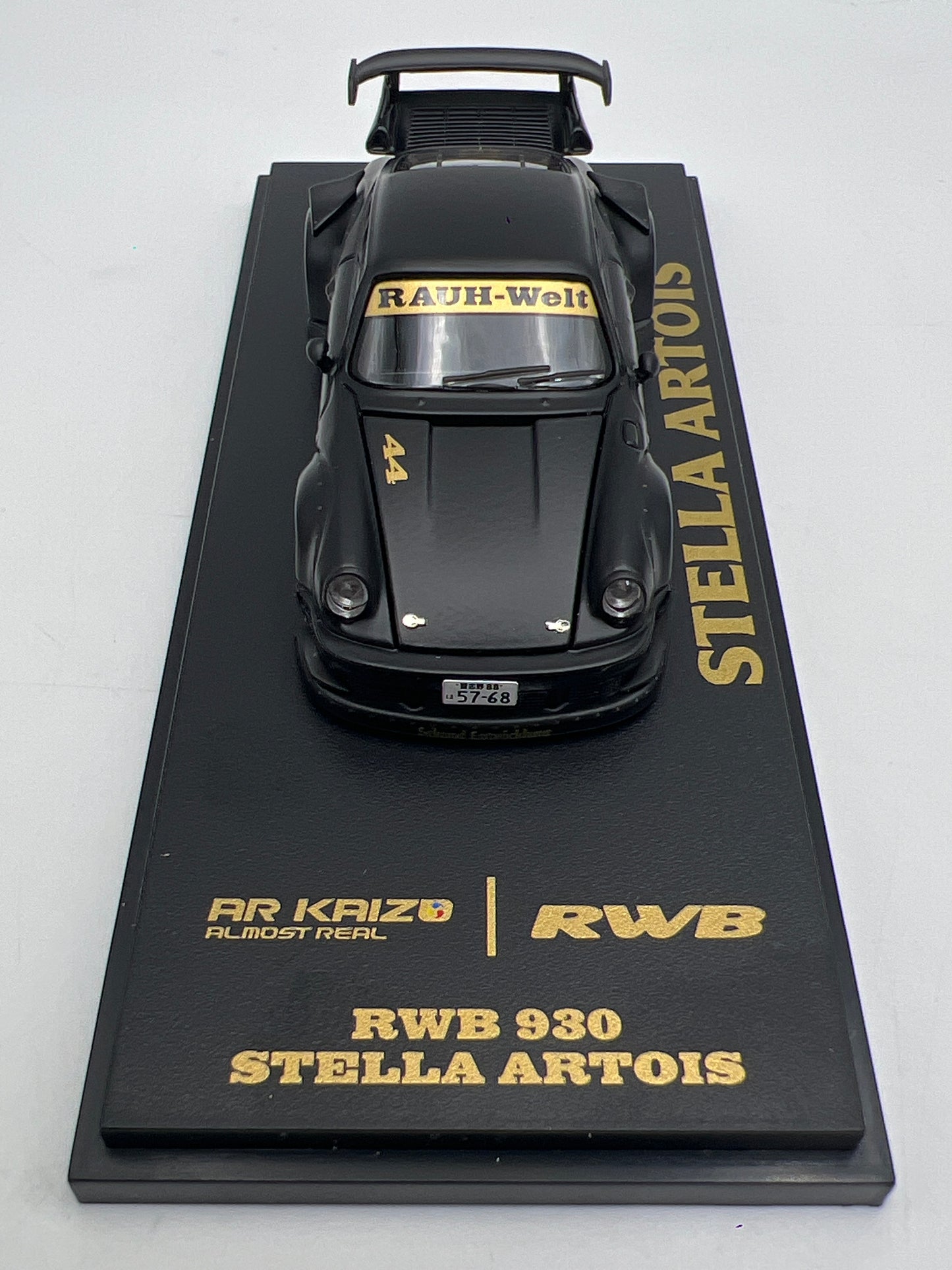 Almost Real Kaizo #28 Porsche RWB 930 Stella Artois Matte Black