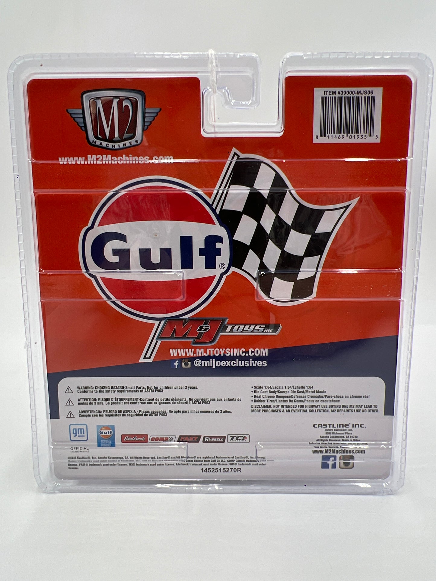 2025 M2 Machines Mijo Exclusives Gulf CHASE 1973 Chevrolet Cheyenne Super 30