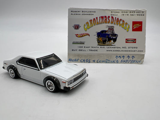 Hot Wheels Diorama Premium Nissan Skyline C210 White Loose