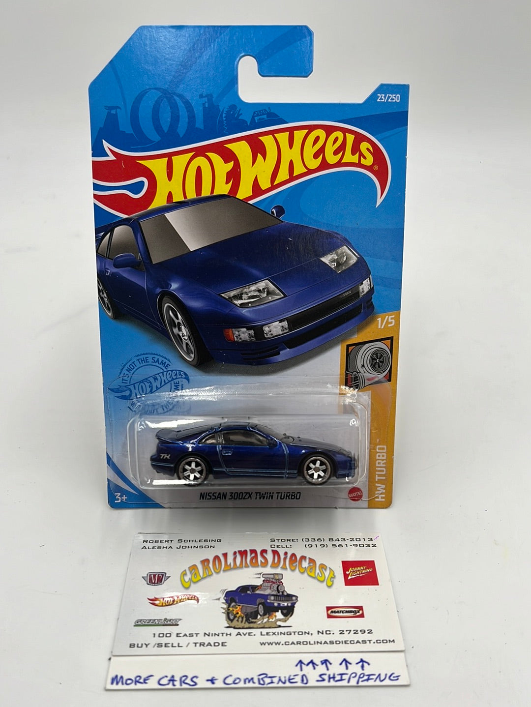 Hot Wheels 2021 Super Treasure Hunt Nissan 30ZX Twin Turbo #23 w/protector