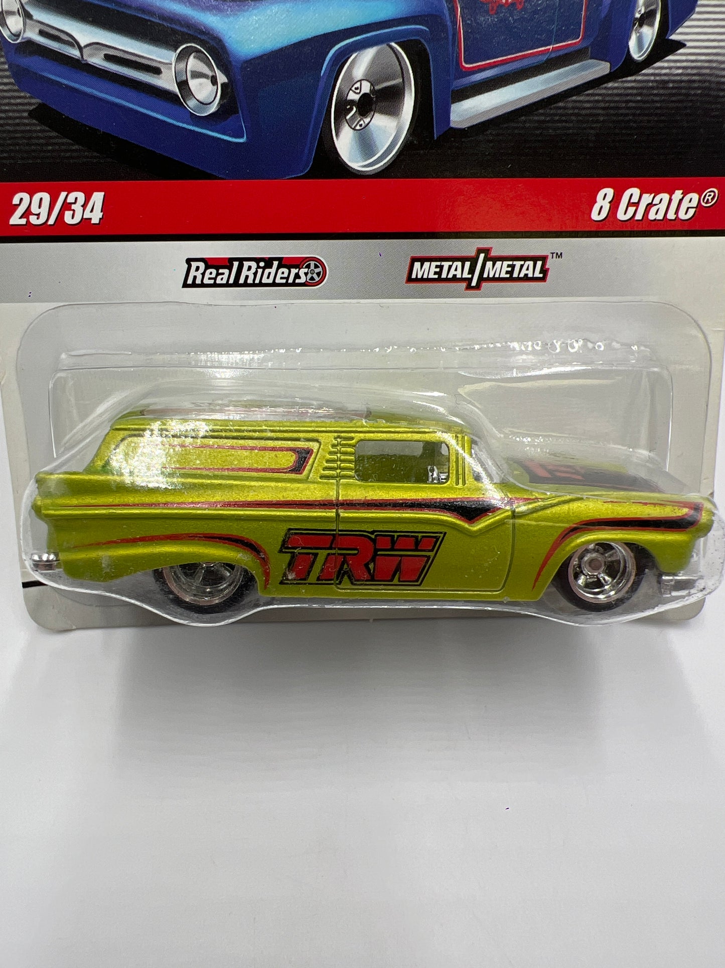 Hot Wheels Slick Rides #29 8 Crate TRW Green 242E