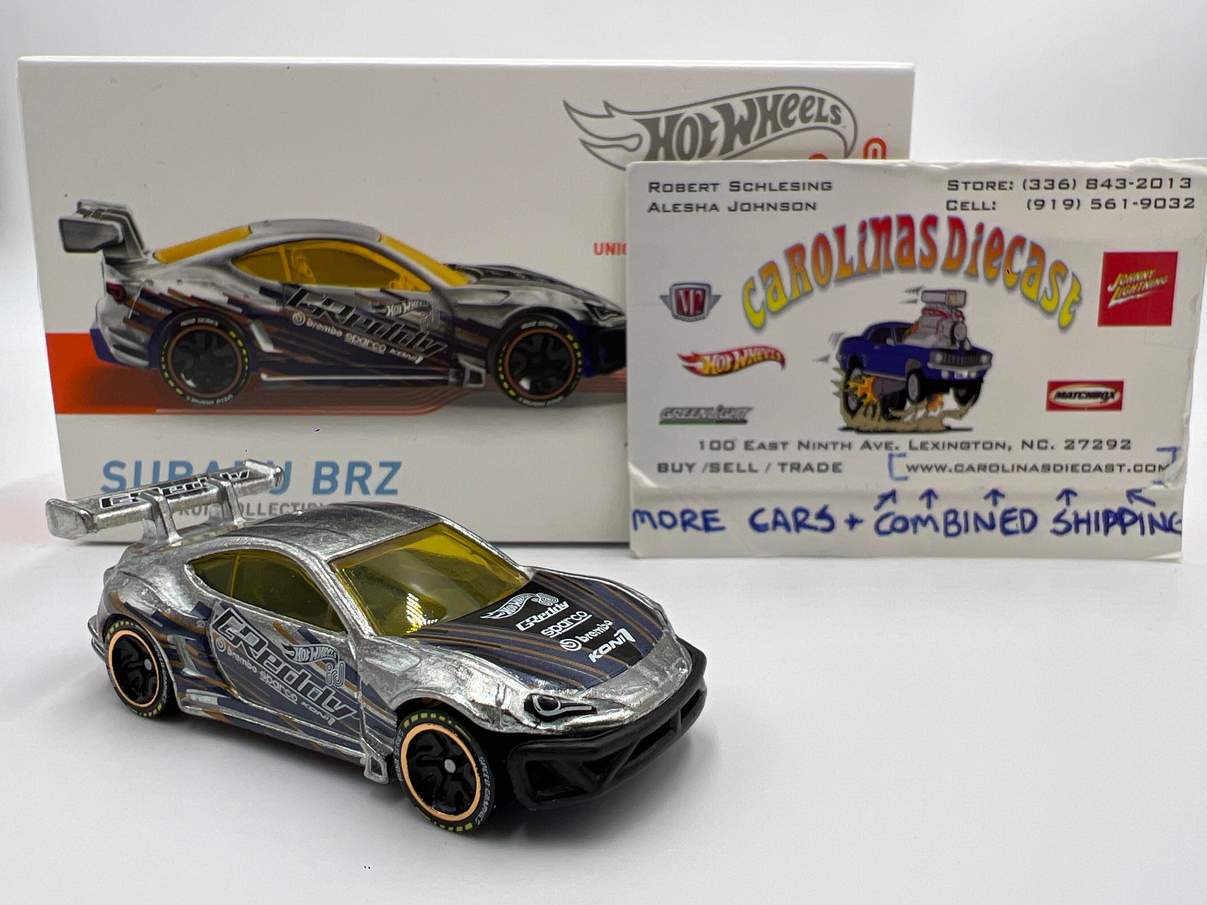 Hot Wheels iD Speed Graphics Series 2 4 Pandem Subaru BRZ GReddy Open carolinasdiecast