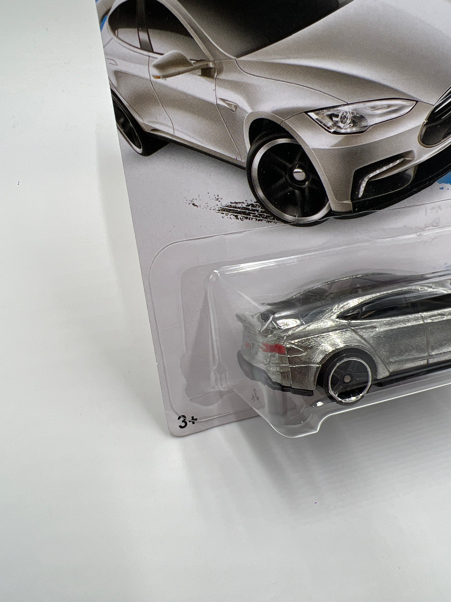 2016 Hot Wheels Factory Sealed Walmart Zamac #242 Tesla Model S W/Protector