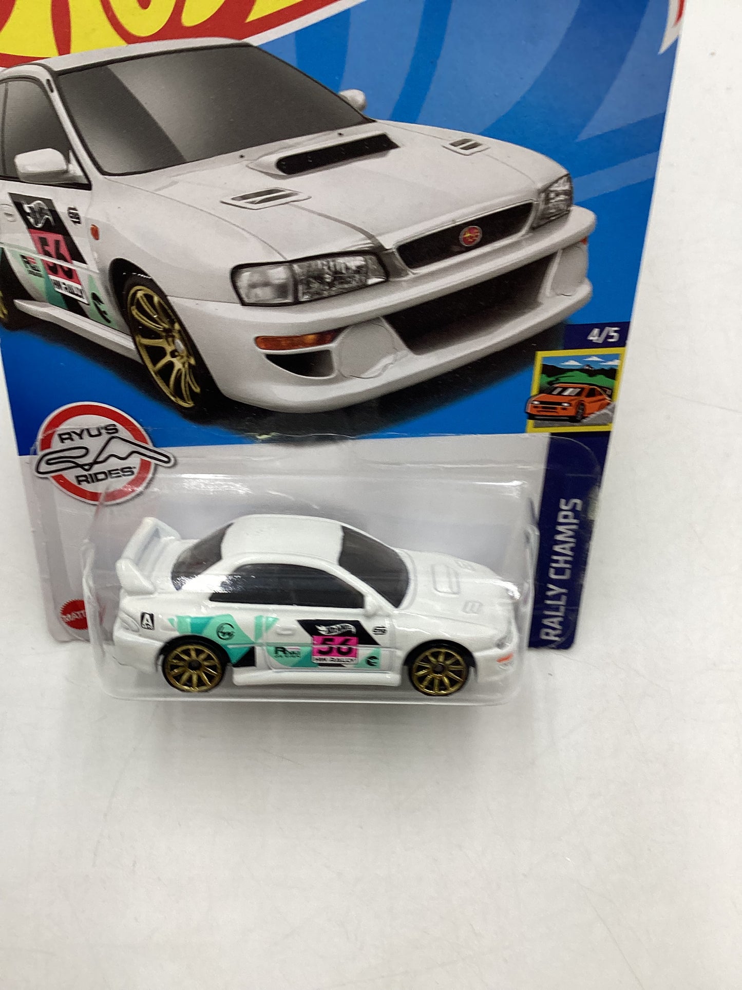 2022 Hot Wheels Treasure hunt #223 98 Subaru Impreza 22B-STI version