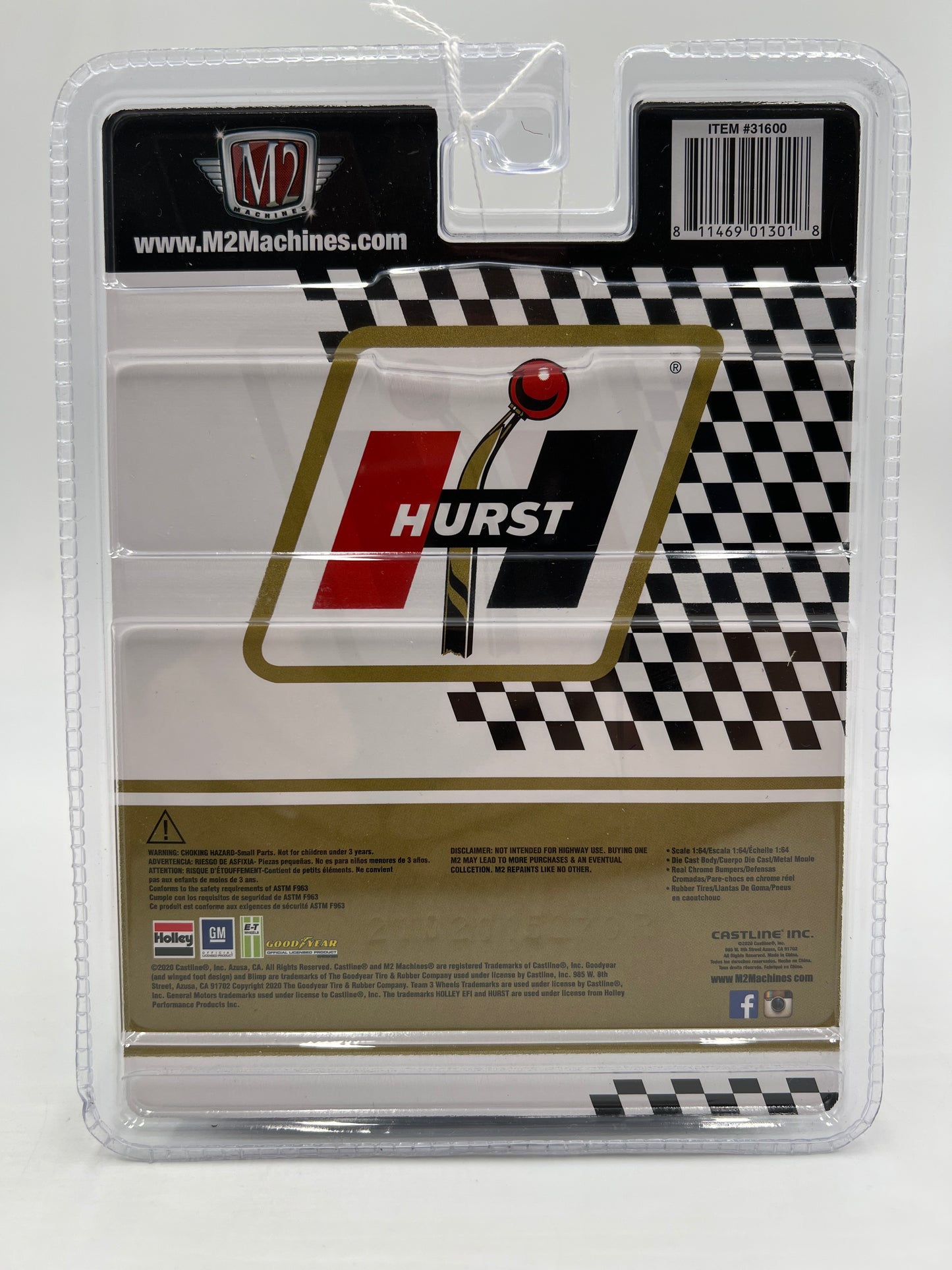 M2 Machines Hurst CHASE 1967 Chevrolet Nova Gasser White GS06