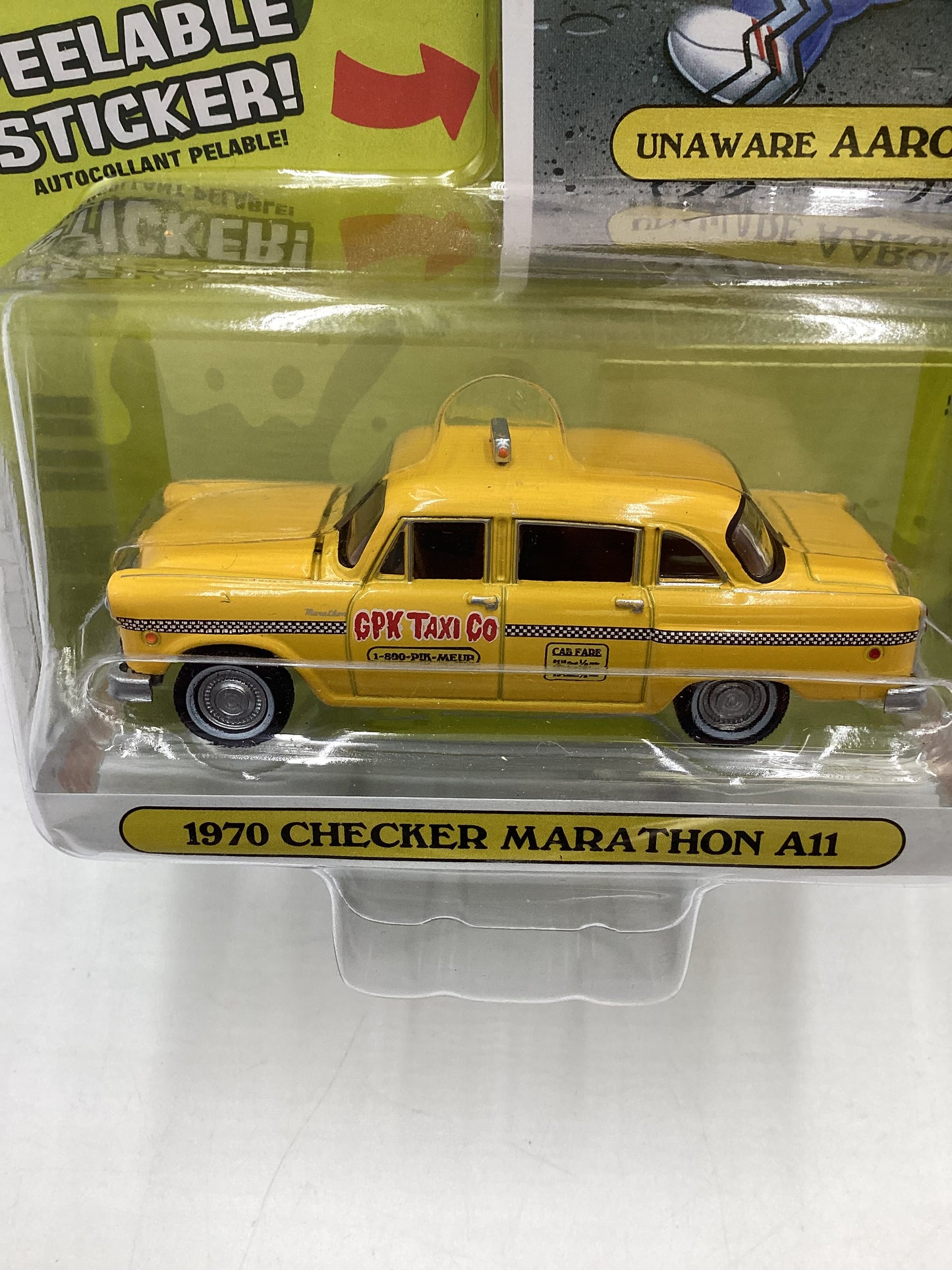 Greenlight Garbage Pail Kids Series 2 1970 Checker Marathon A11 178F