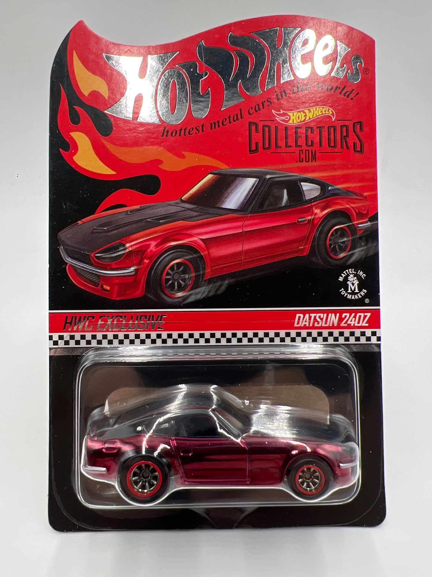 Hot Wheels RLC HWC Exclusive #2452/6500 Datsun 240Z Red/Black W/Protector