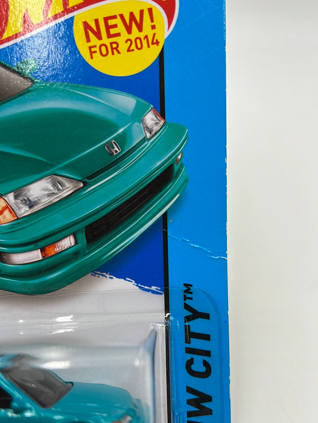 Hot Wheels 2014 HW City 1990 Honda Civic EF #30 *Bad Card*