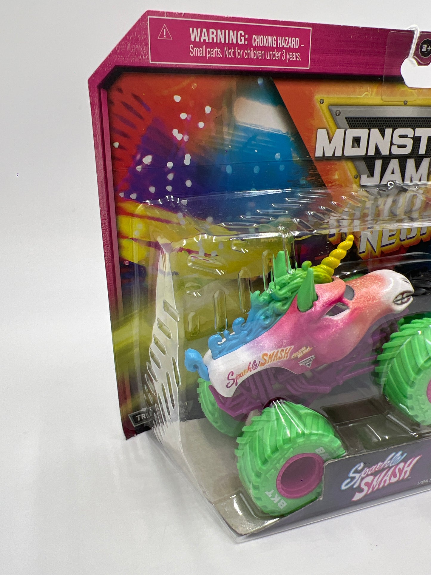 Monster Jam Nitro Neon Series 3 Walmart Exclusive Sparkle Smash Vs Max-D