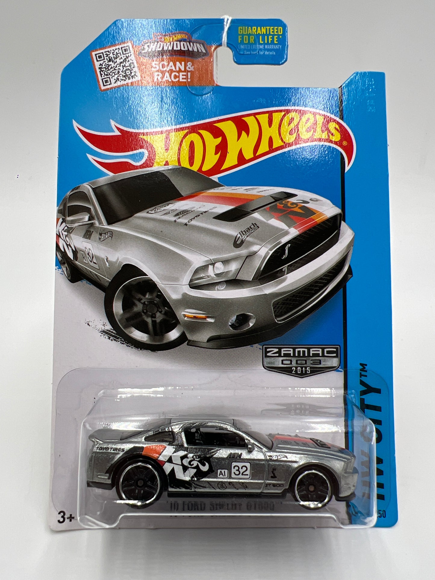 2015 Hot Wheels Walmart Exclusive Zamac 003 #11 10 Ford Shelby GT500 K&N 143A