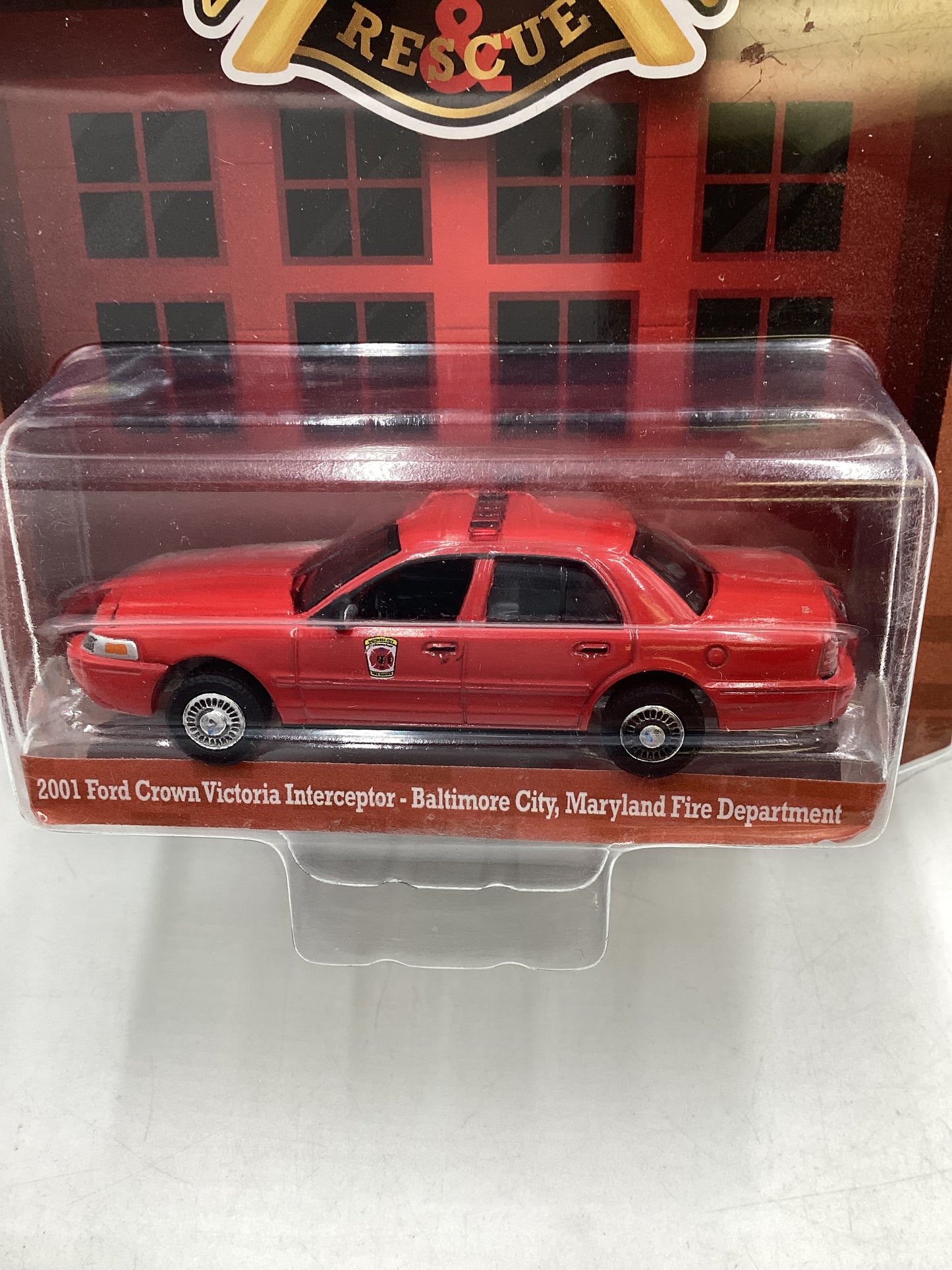 Greenlight Fire and Rescue Series 2 2001 Ford Crown Victoria Interceptor Baltimore City Fire Department 177F