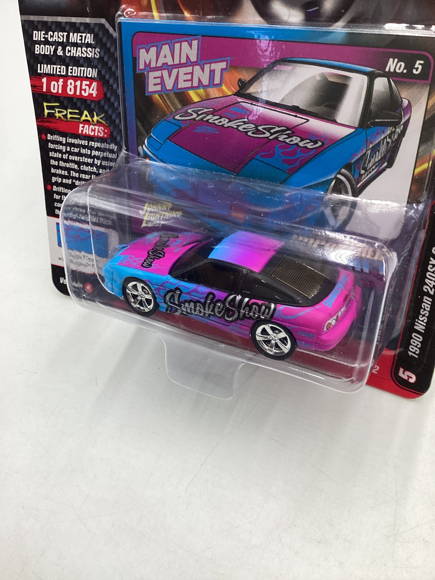 Johnny lightning Import Heat Drift 1990 Nissan 240sx Custom 221A