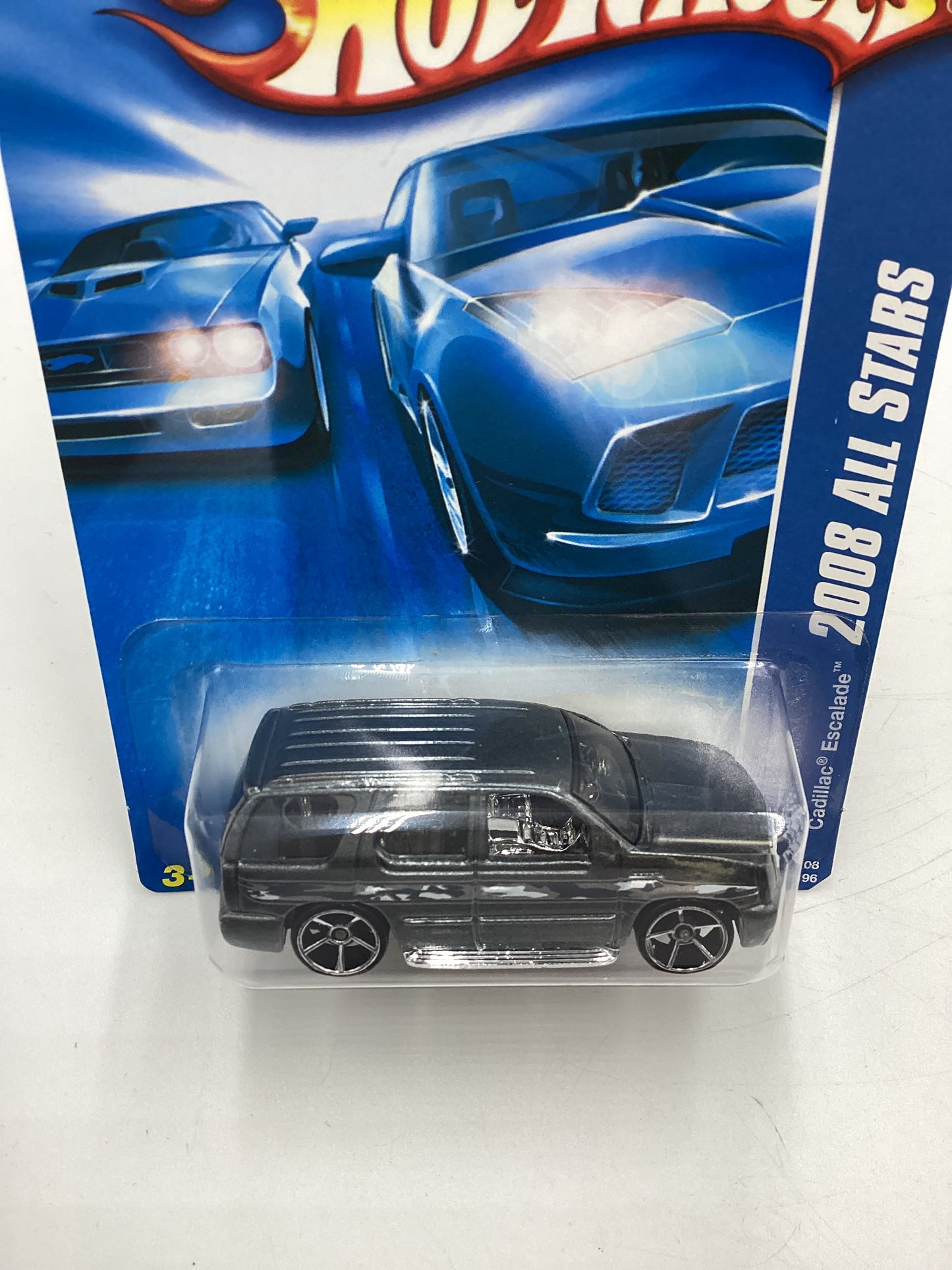 2008 Hot Wheels All Stars #65 Cadillac Escalade Gray (Chrome Logo Base) 57D