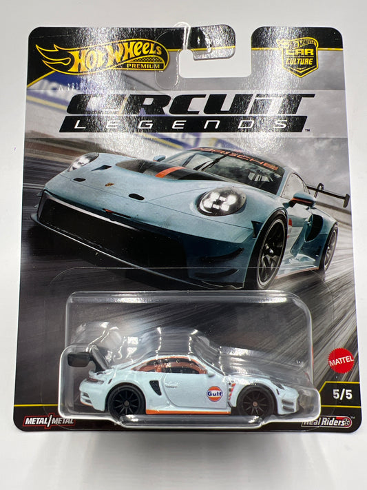 2025 Hot Wheels Car Culture Premium Circuit Legends #5 Porsche 911 GT3 R 992 Gulf 258C