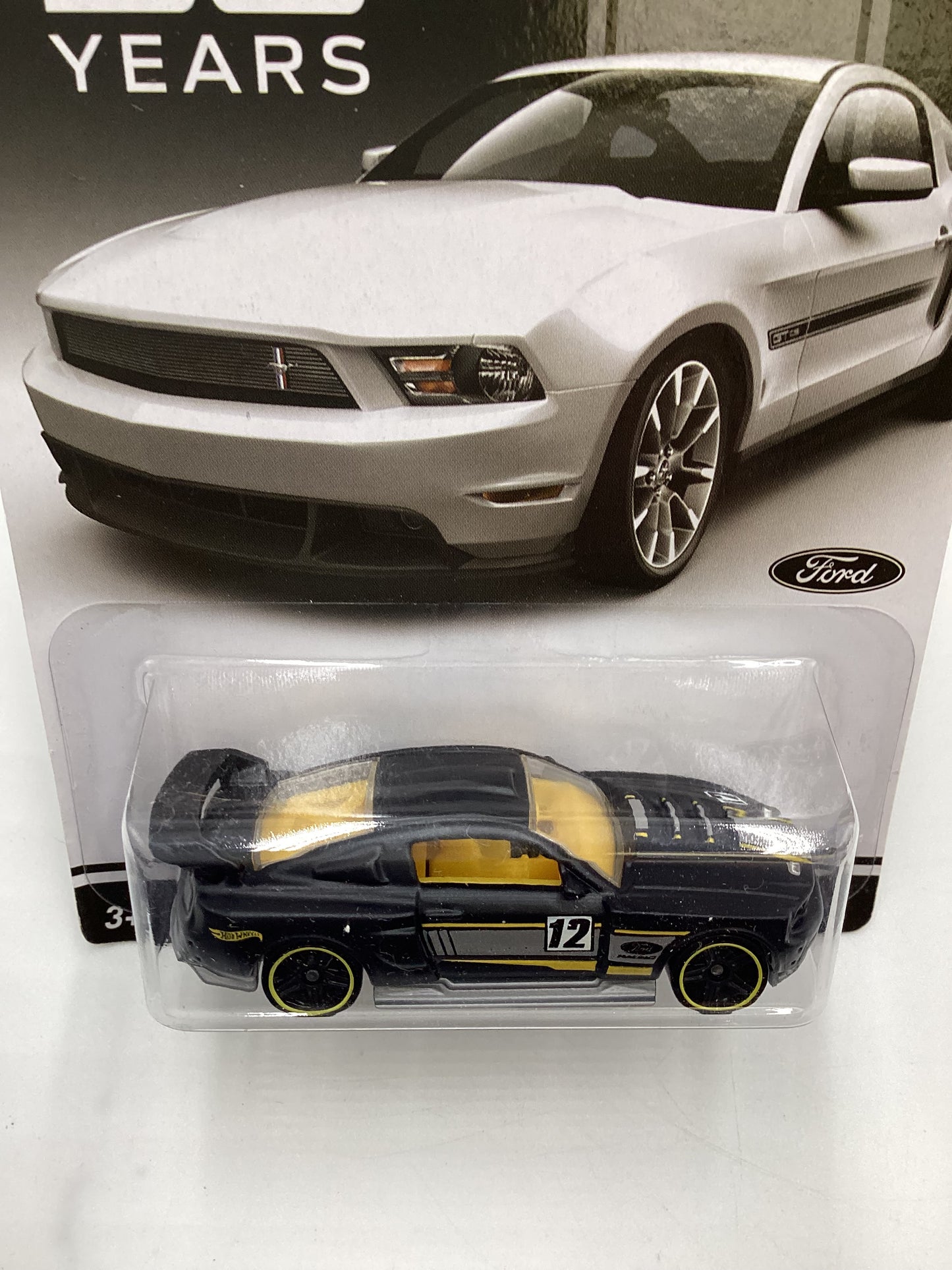 Hot Wheels Mustang 50 Years #7 12 Ford Mustang Black 152F