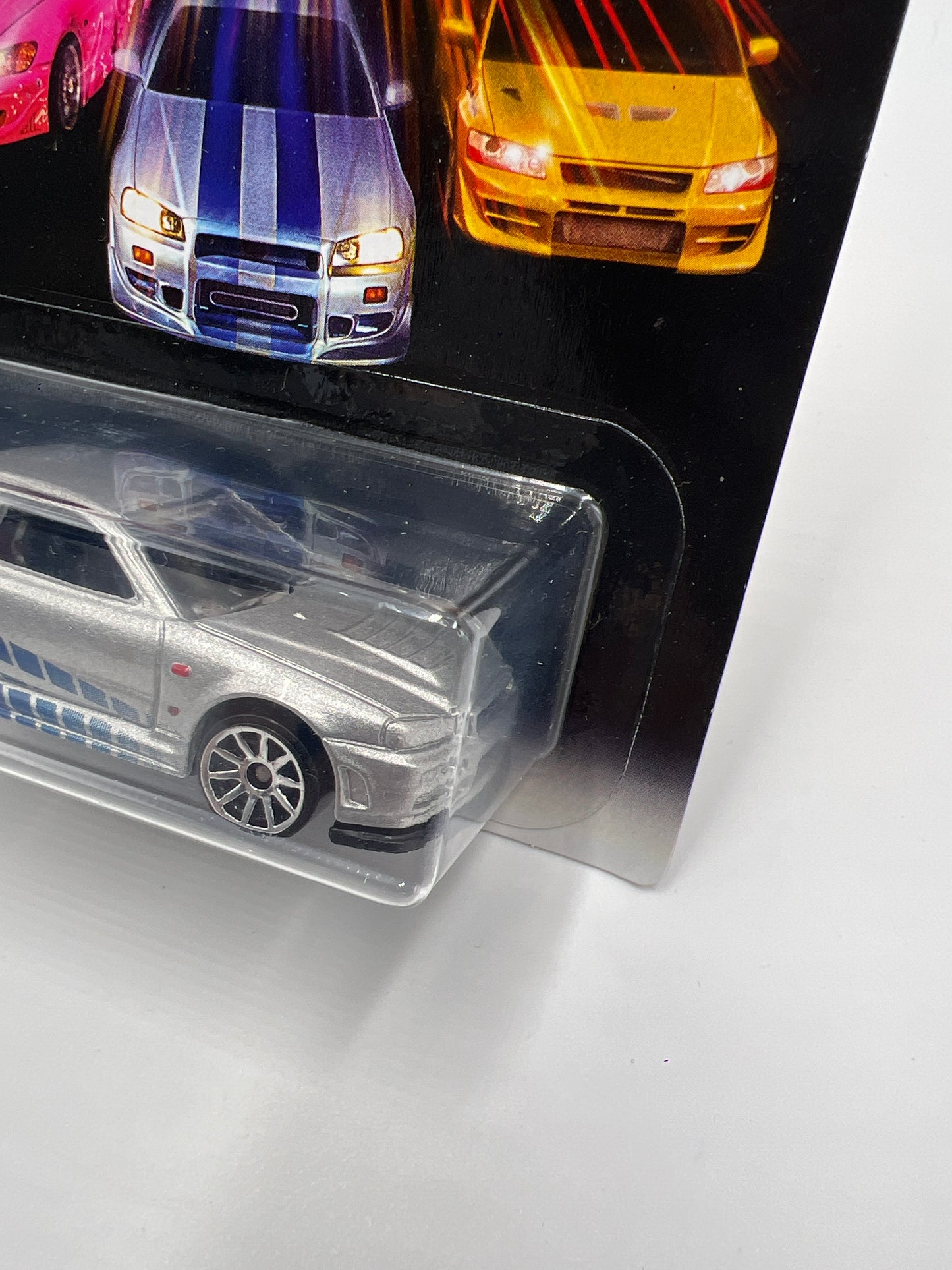 2016 Hot Wheels Fast & Furious #2 Nissan Skyline GT-R R34 Silver W/Protector