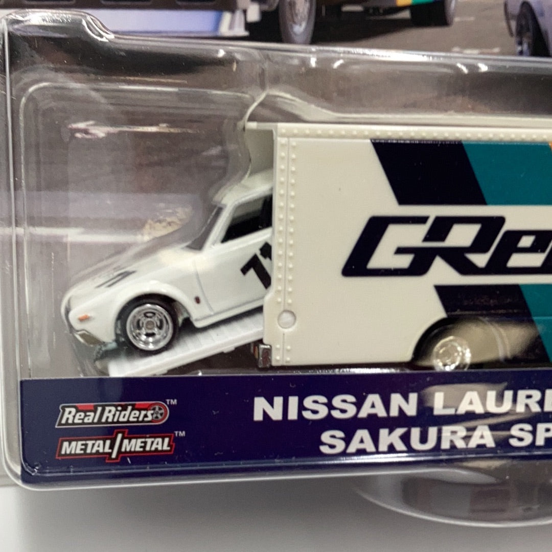 Hot Wheels Car Culture Team Transport Nissan Laurel 2000 SGX & Sakura deals Sprinter