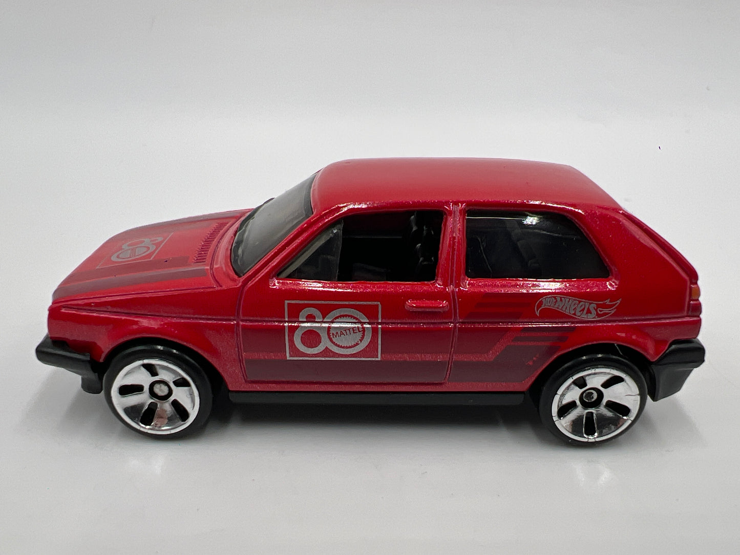2025 Hot Wheels Silver Series Mattel 80th Anniversary Box Set Volkswagen Golf MK2 Red Loose