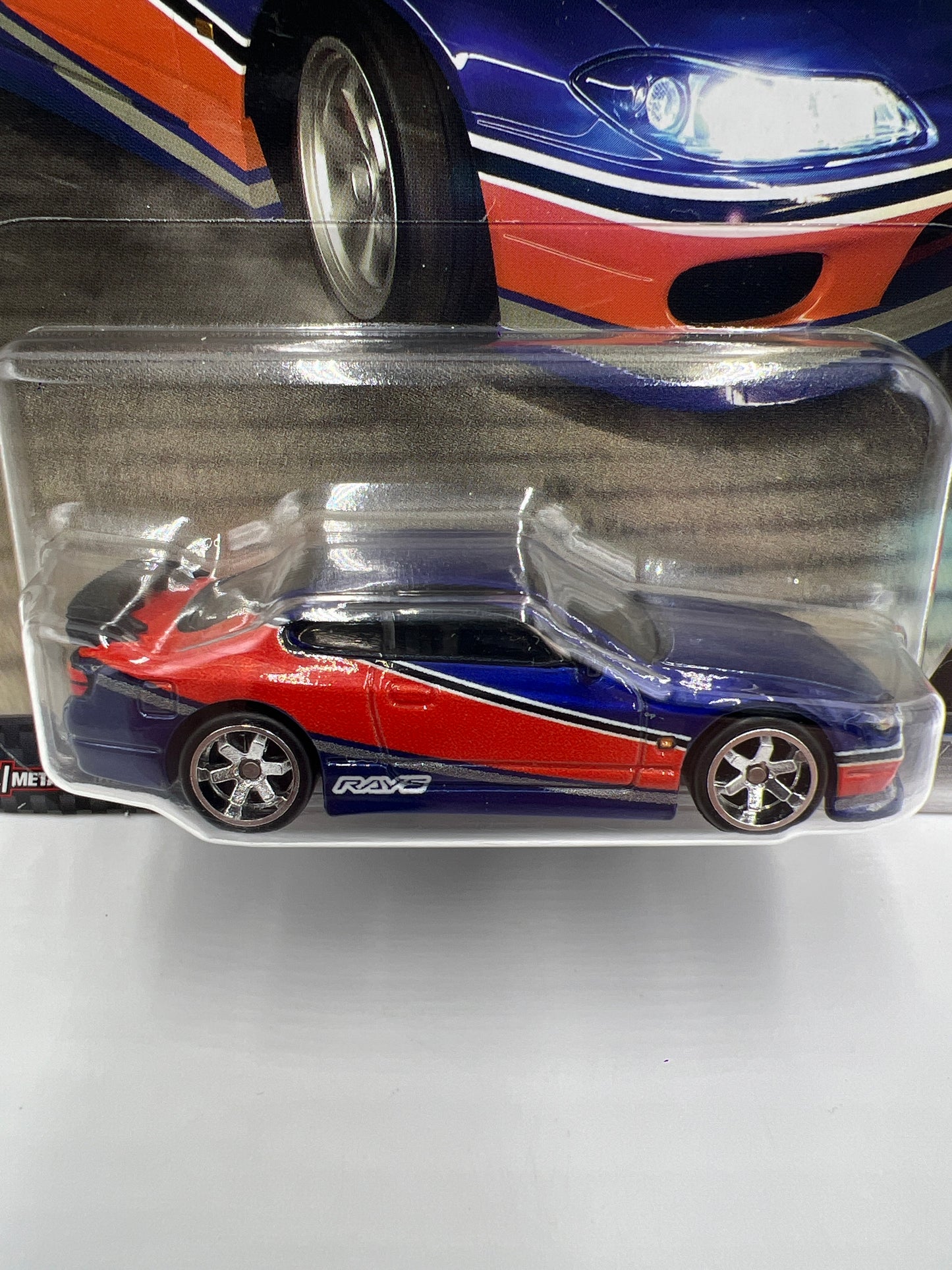 Hot Wheels Premium Fast & Furious #1 Nissan Silvia S15 Blue/Orange 246N