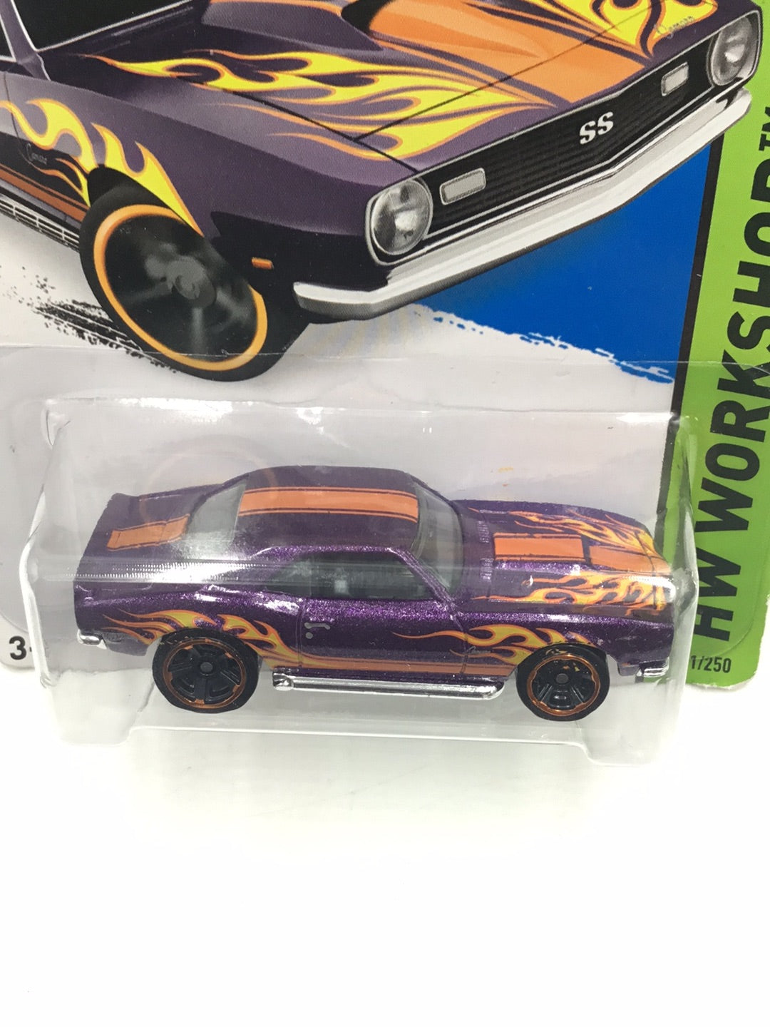 2015 Hot Wheels #211 68 Copo Camaro  Purple S1