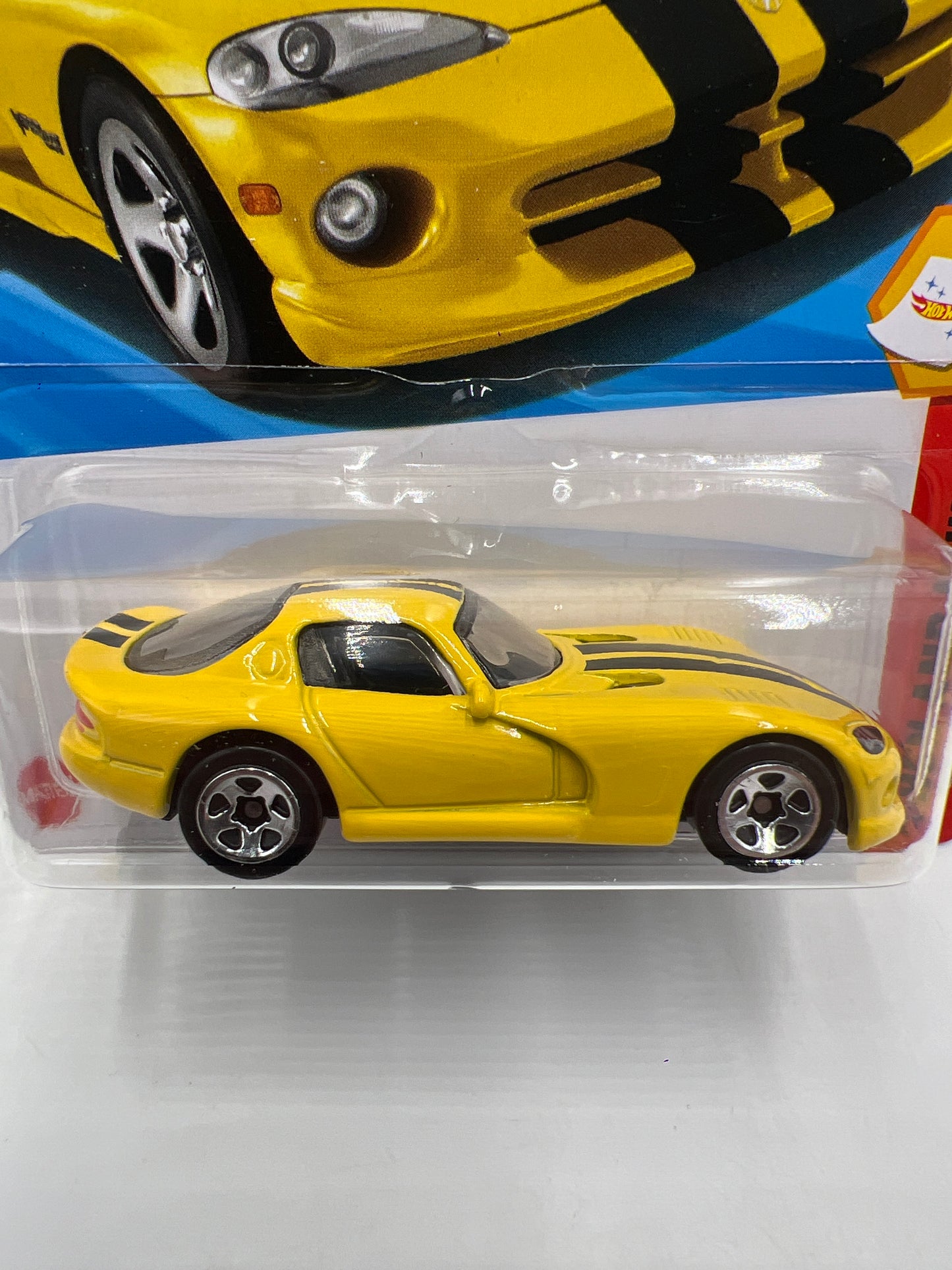 2025 Hot Wheels P Case Then And Now #176 96 Dodge Viper GTS Yellow 53D