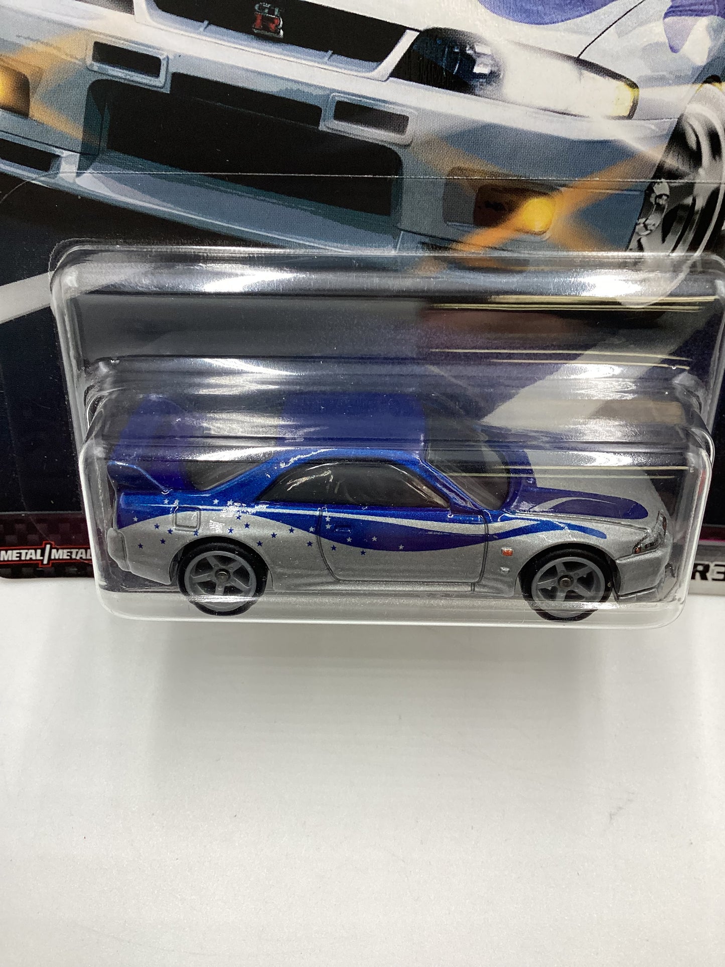 Hot Wheels Fast & Furious Quick Shifters #2 Nissan Skyline GT-R BCNR33 W/Protector