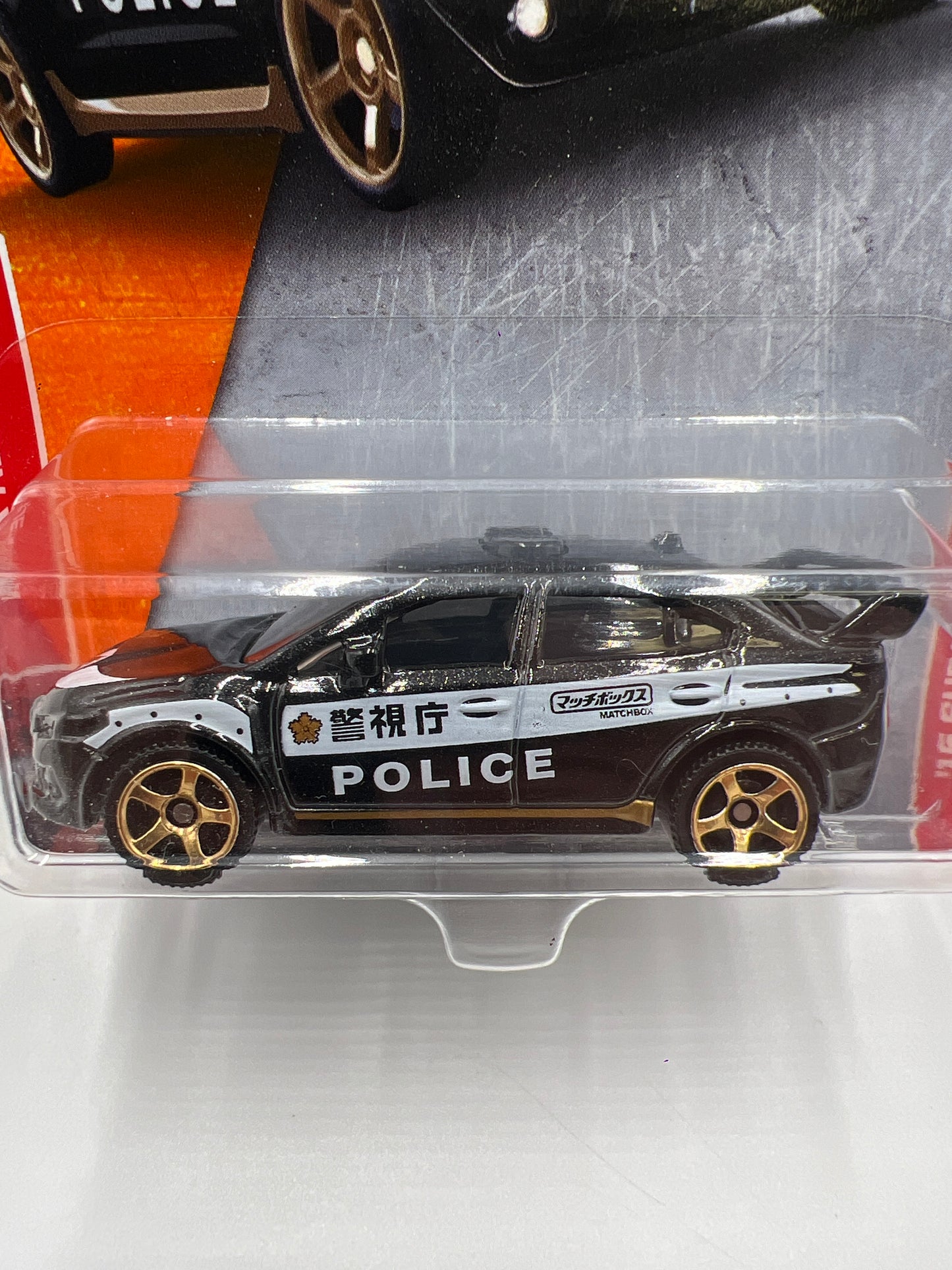 Matchbox MBX Rescue #14 15 Subaru WRX STI Police Black 206B