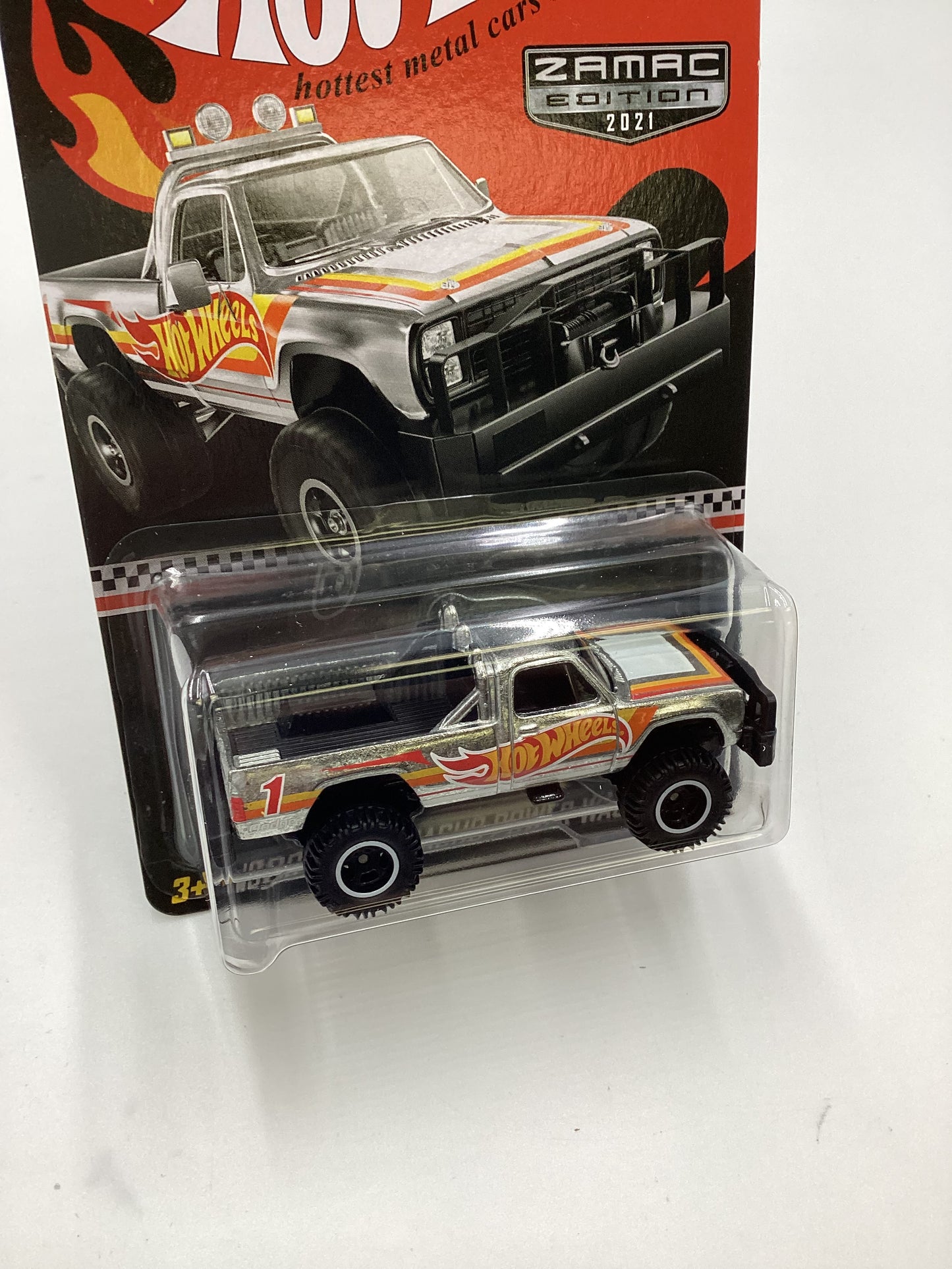 2021 Hot Wheels Collectors Edition Zamac Mail in #1 1980 Dodge Macho Power Wagon with protector
