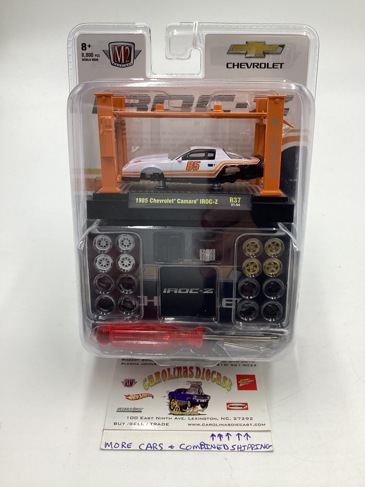 M2 Machines Model Kit 1985 Chevrolet Camaro IROC-Z R67 202G