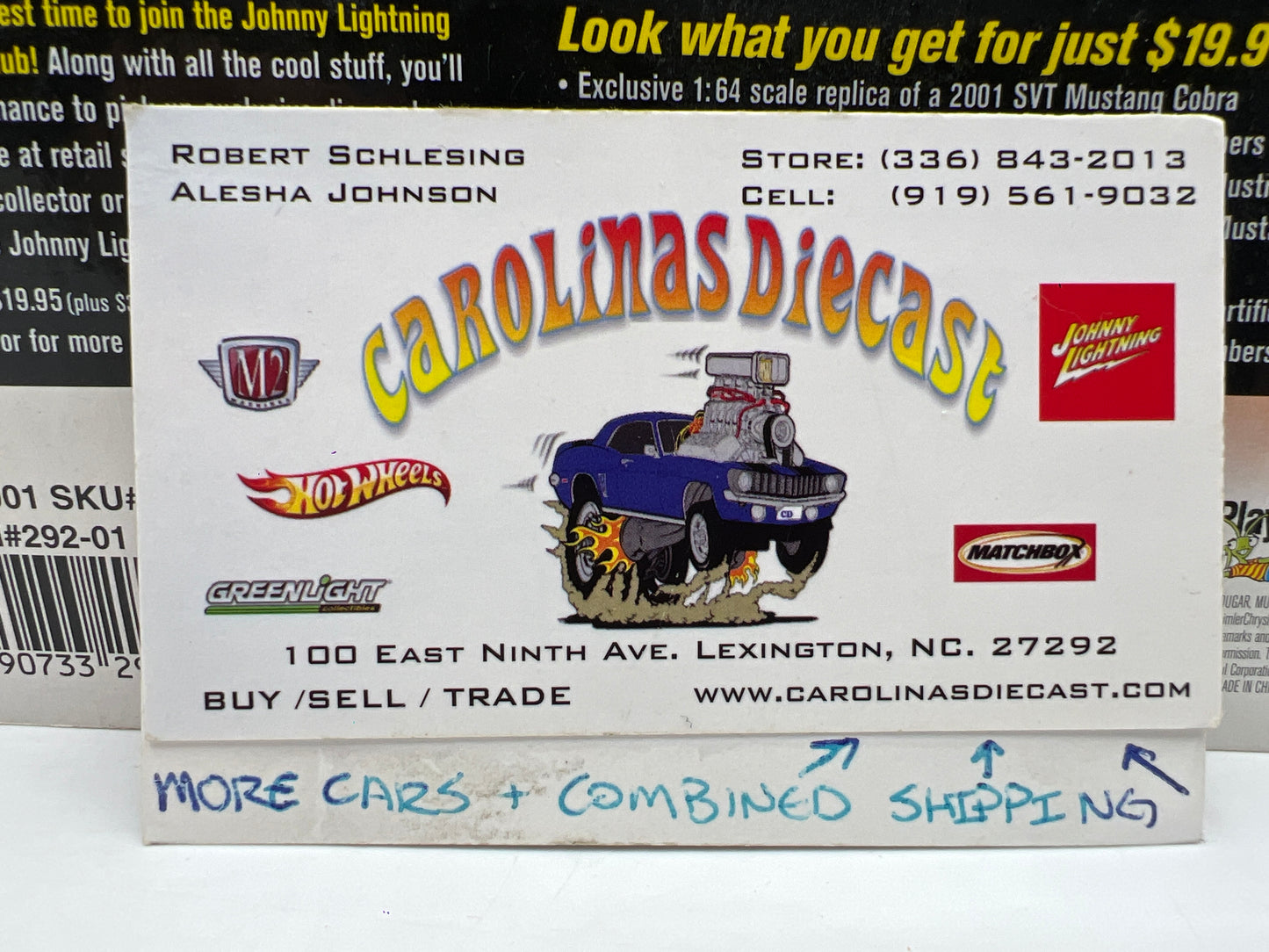 Johnny Lightning Hot Rod Magazine #8 Hurst Hairy Olds Black/Gold 221H