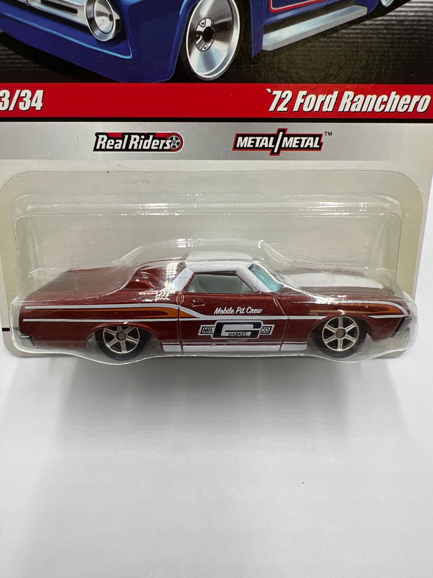 Hot Wheels Slick Rides #23 72 Ford Ranchero Mr Gasket Brown 243E
