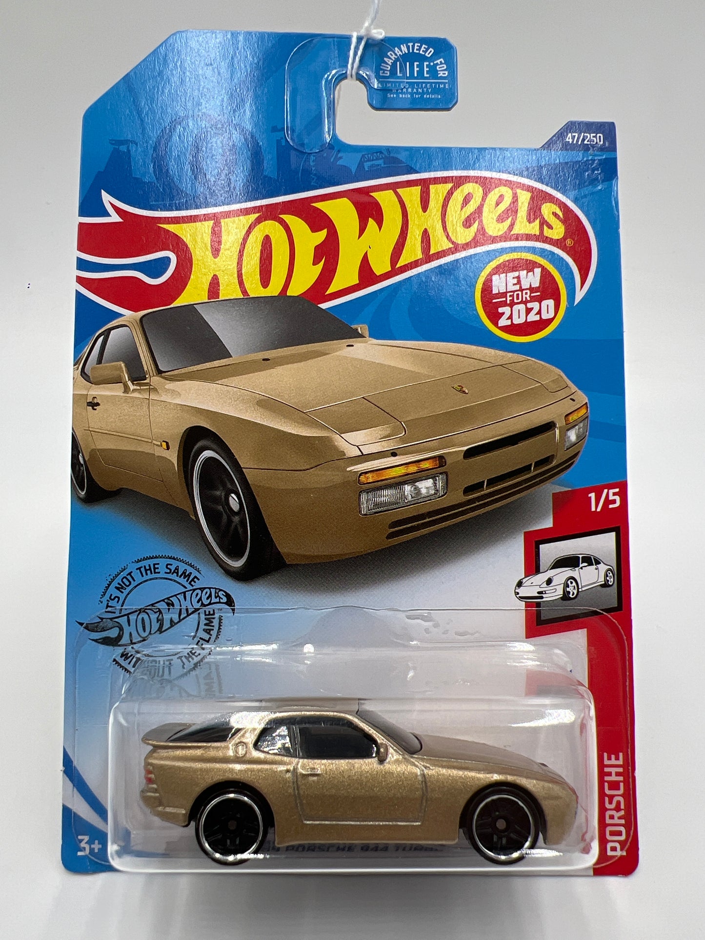 2020 Hot Wheels #47 89 Porsche 944 Turbo Gold 99E