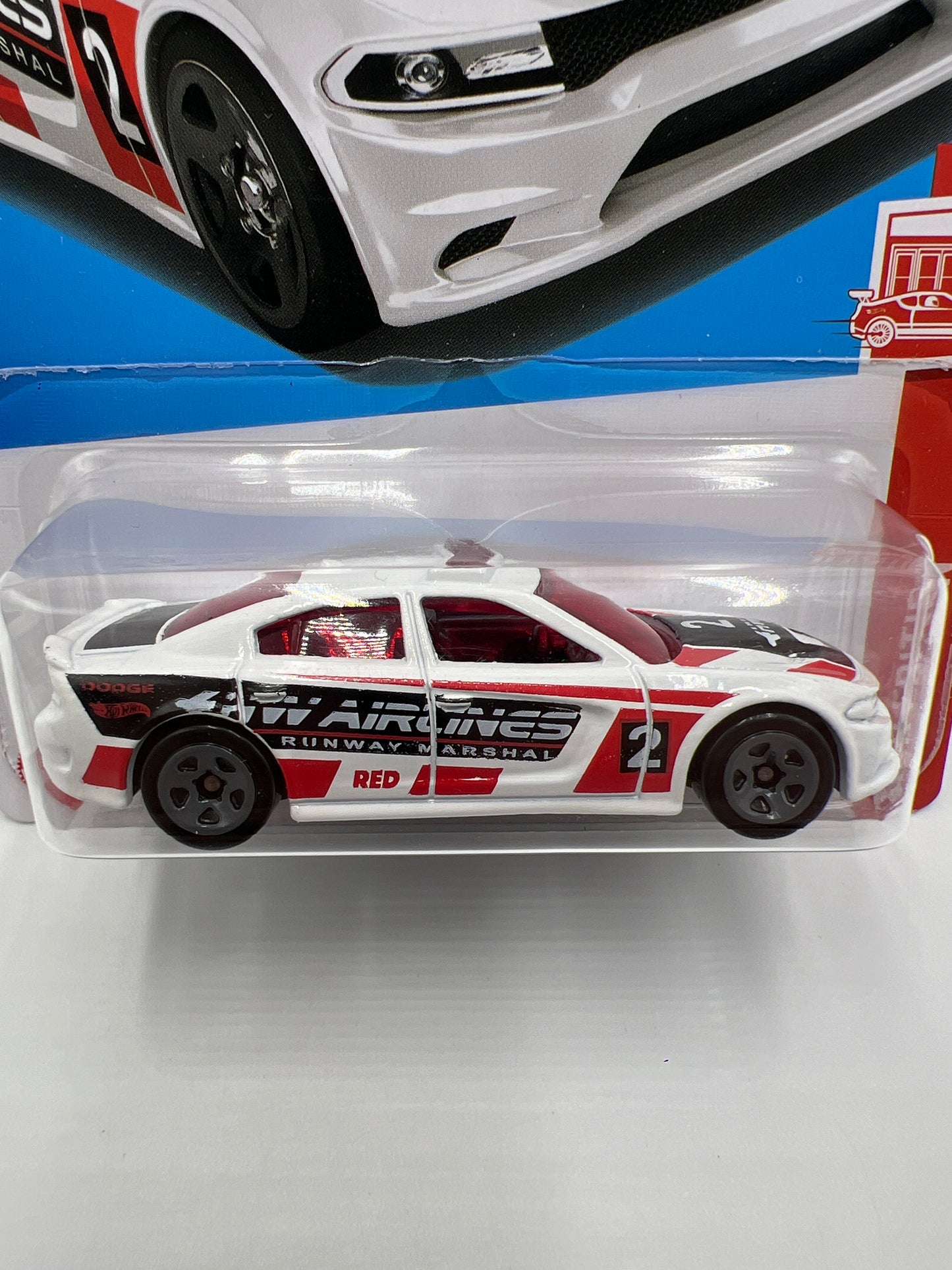 2024 Hot Wheels Target Exclusive Red Edition #7 15 Dodge Charger SRT White 147A