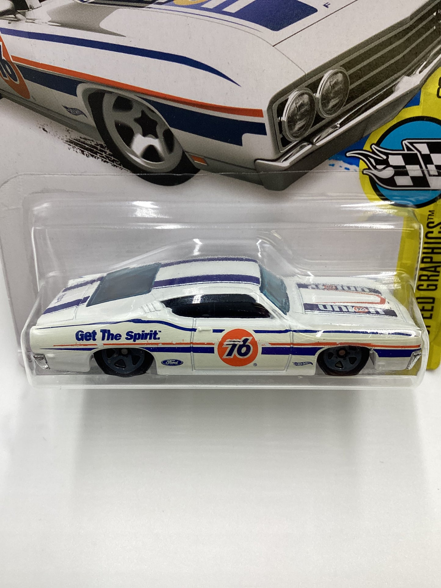 2019 Hot Wheels #183 69 Ford Torino Talladega 76 White 29E