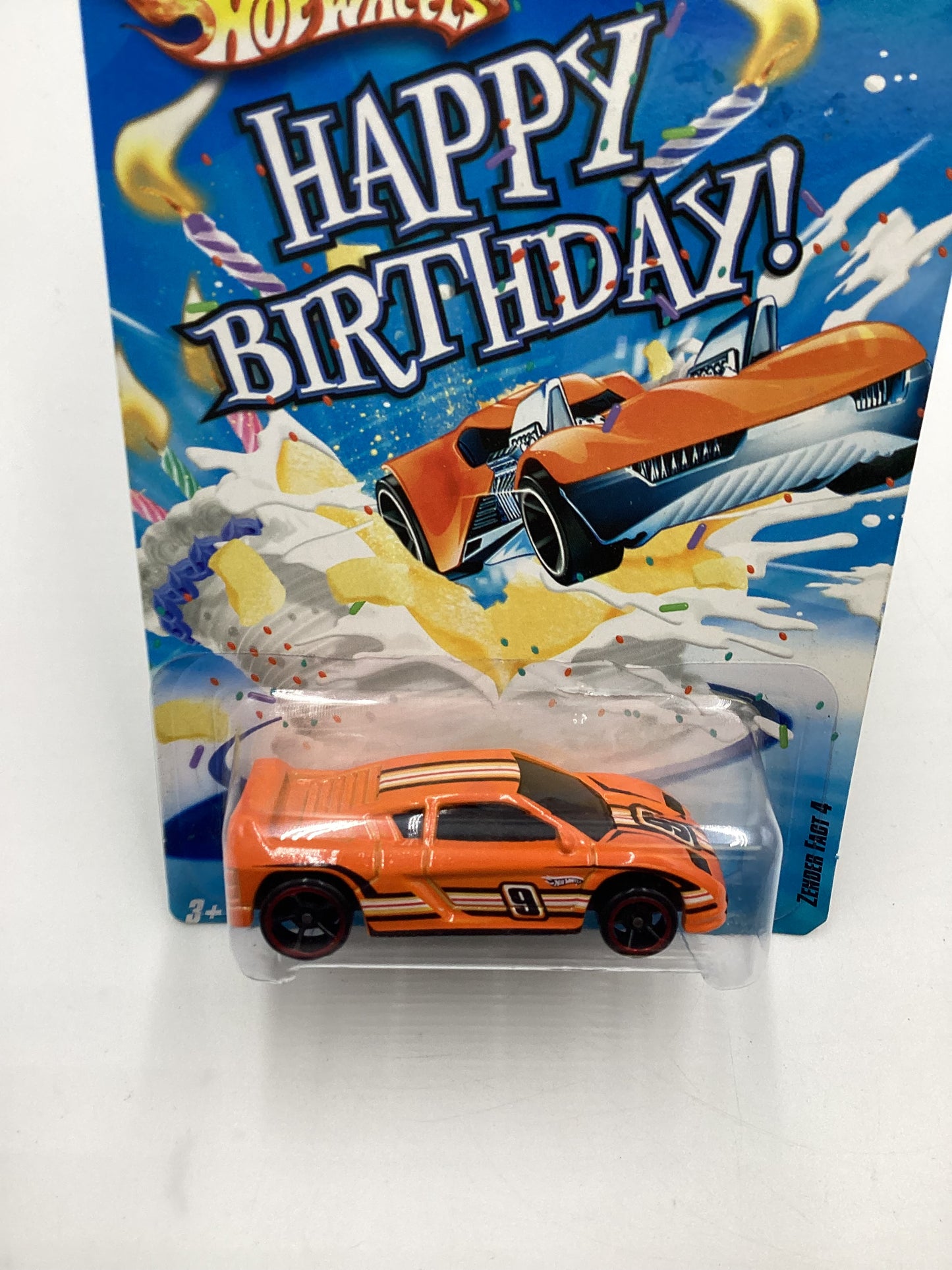 Hot Wheels Happy Birthday Zender Fact 4 Orange SR