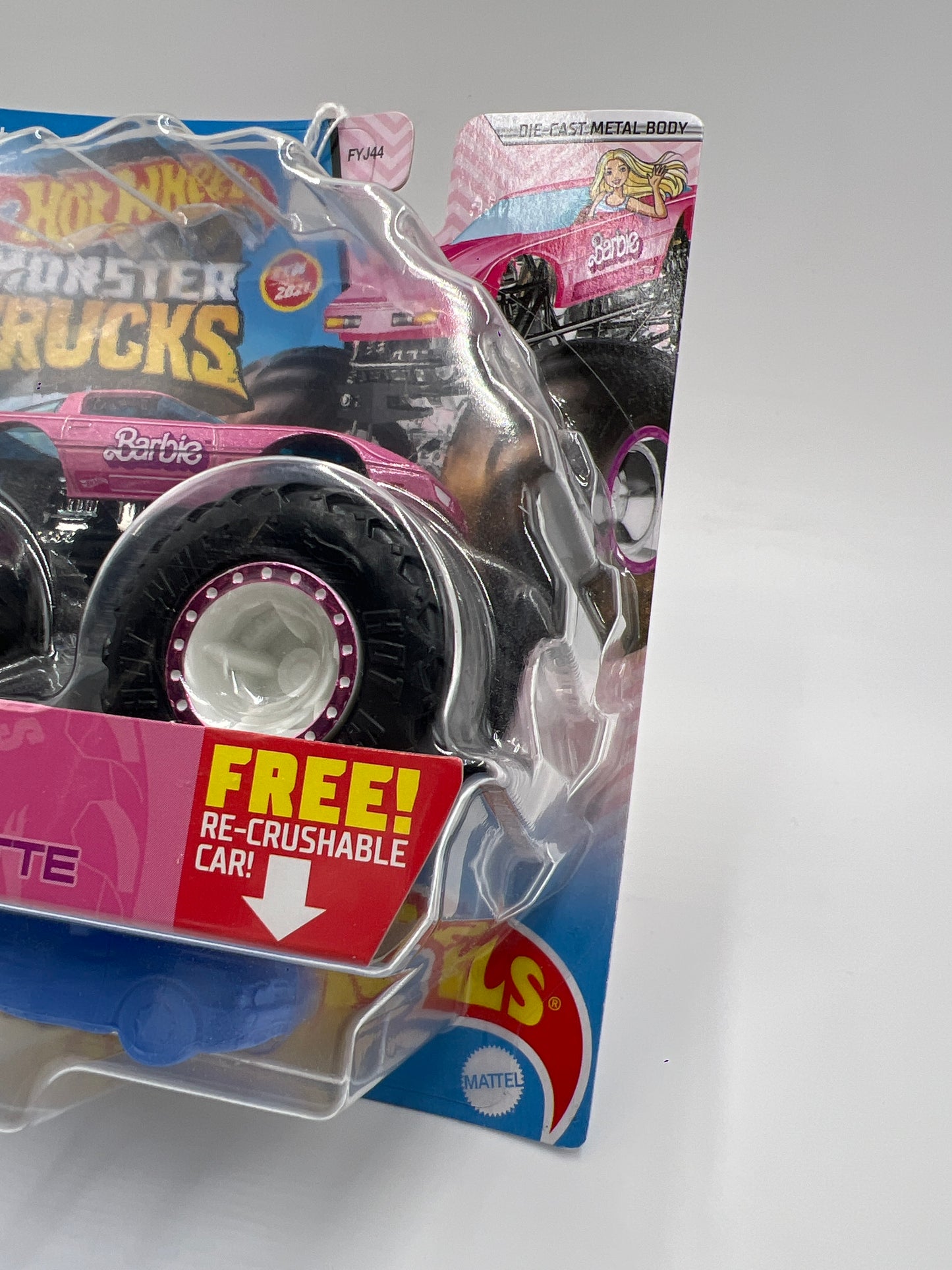 2021 Hot Wheels Monster Trucks Treasure Hunt Barbie Monster Vette Pink
