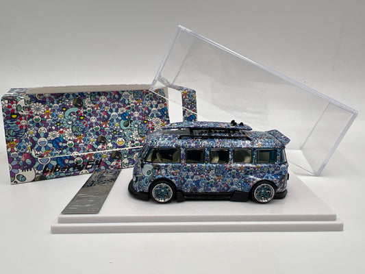 Liberty 64 VW T1 Kombi Camper Van Blue Sunflower