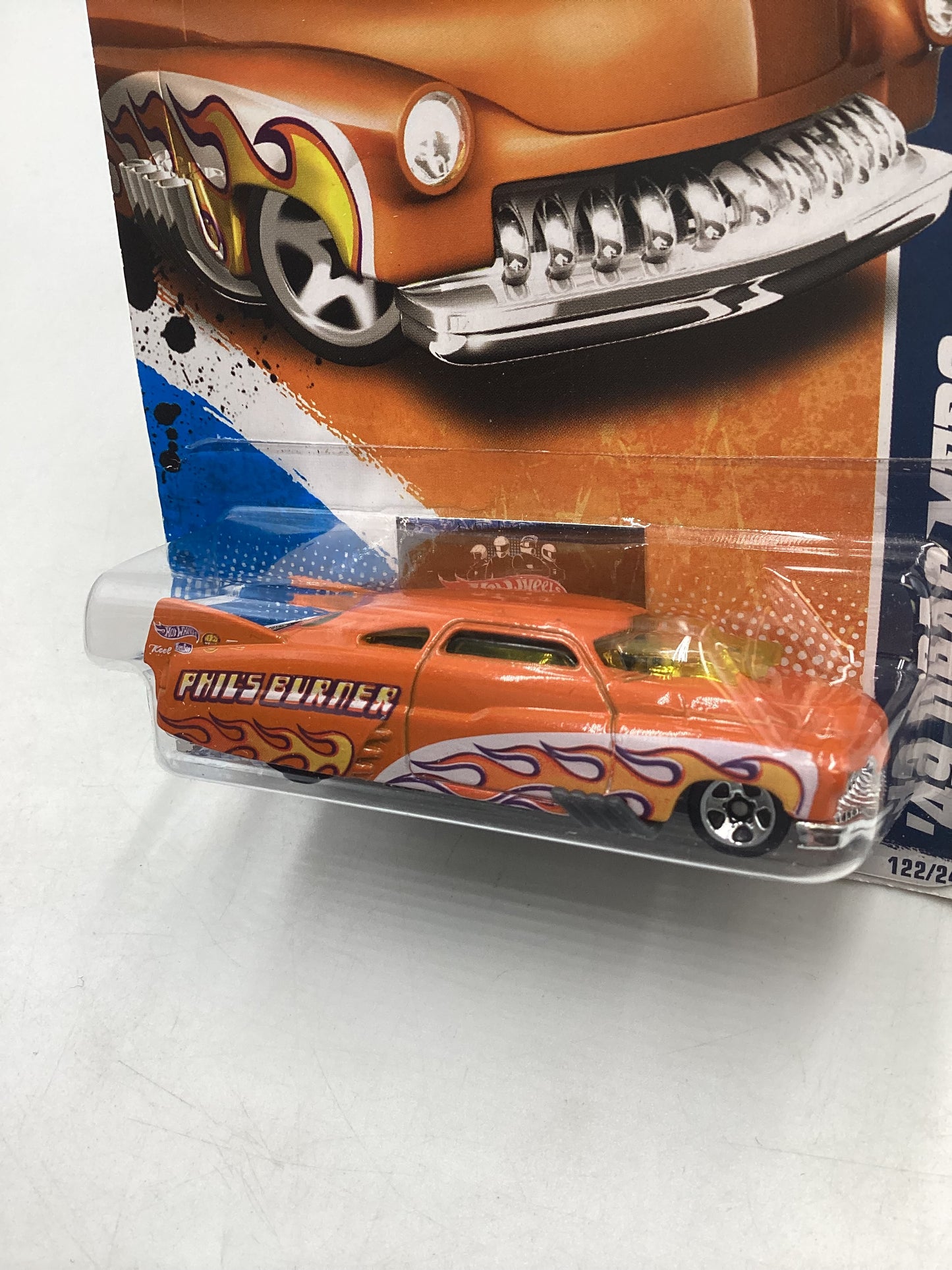 2011 Hot Wheels #122 49 Drag Merc Orange 50D