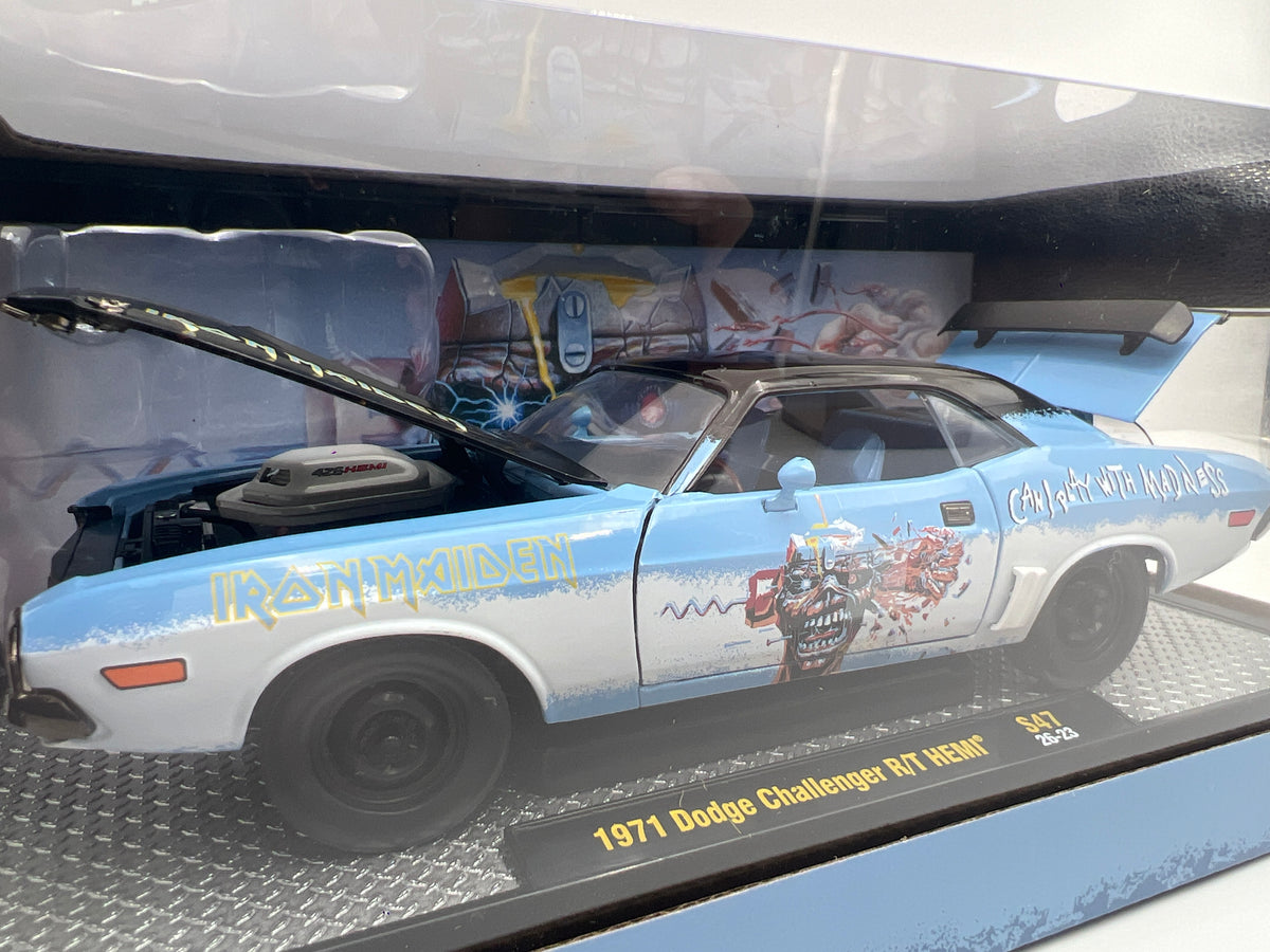 M2 Machines 1/24 Scale S47 Rock Legends Iron Maiden 1971 Dodge Challenger R/T Hemi